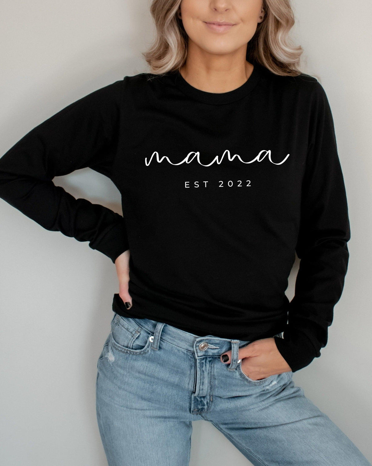Mama Est 2022 Long Sleeve Tshirt