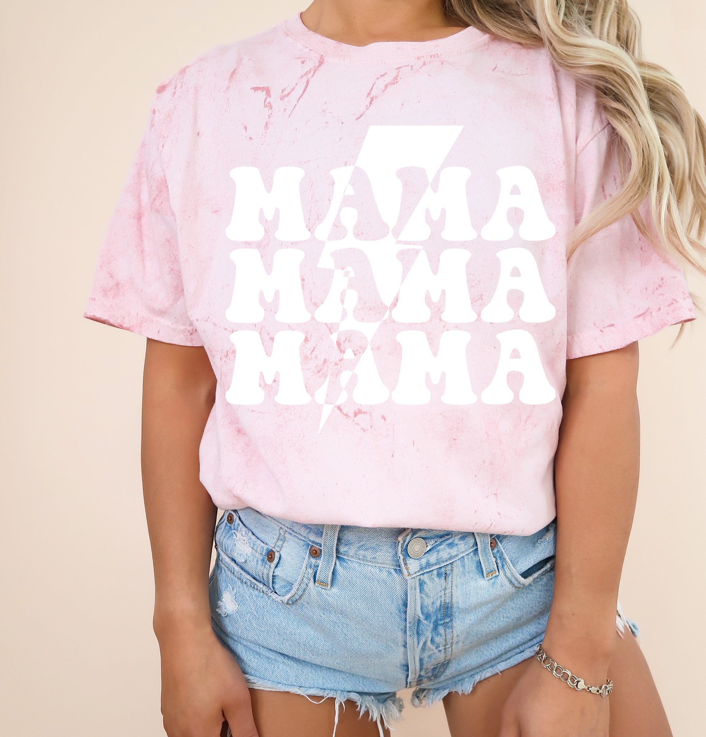 Mama Lightning Comfort Colors T Shirt