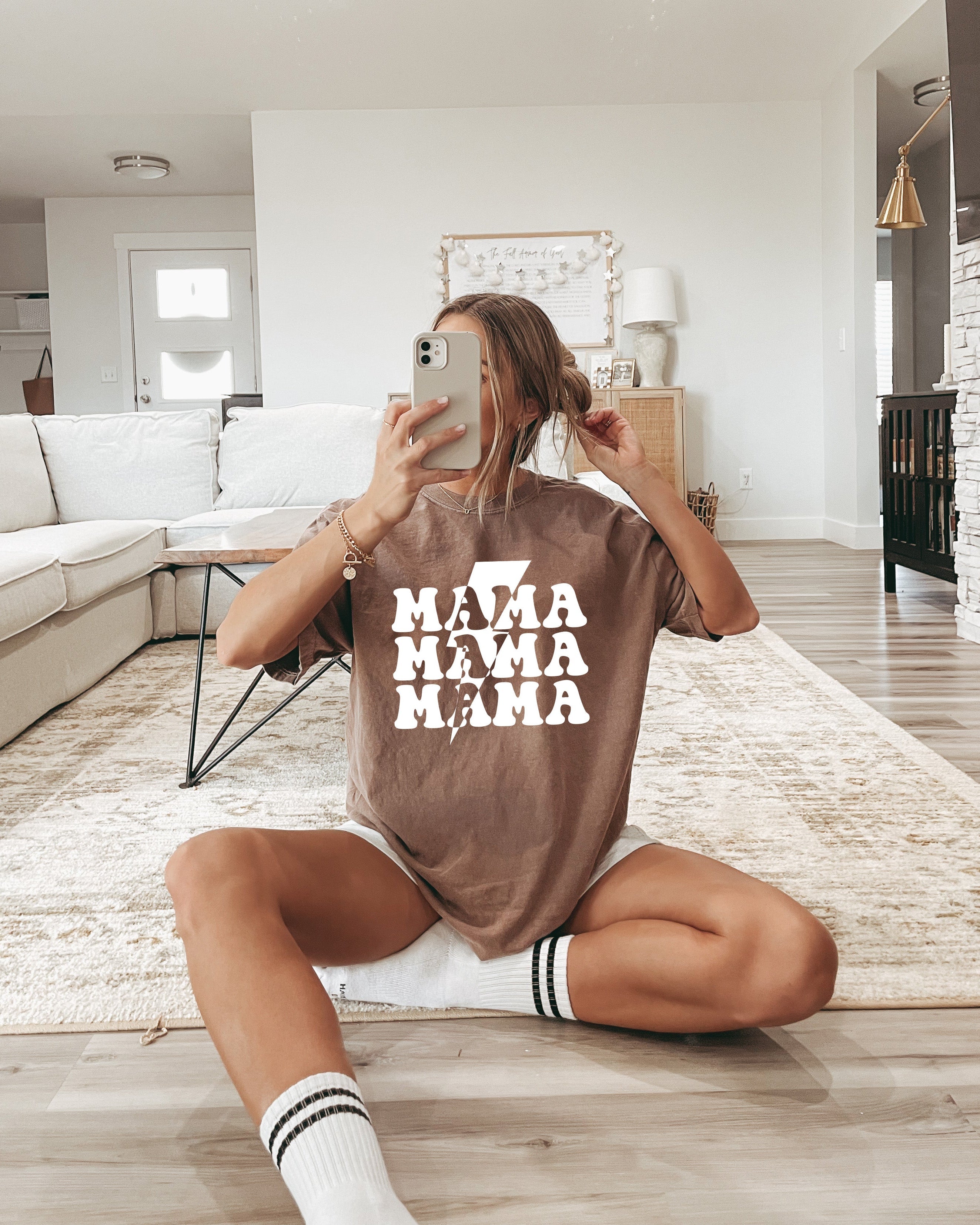 Mama Lightning Comfort Colors T Shirt