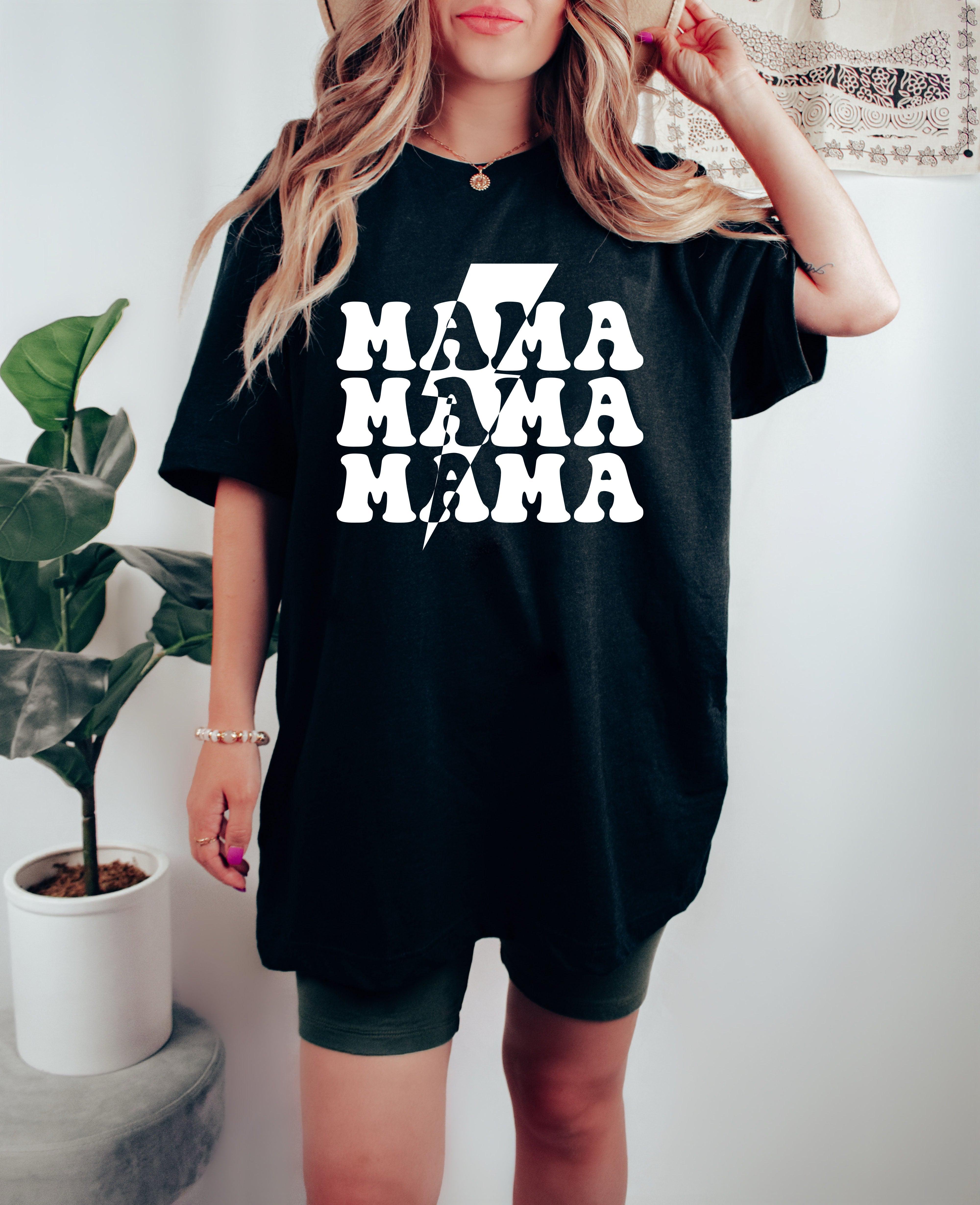 Mama Lightning Comfort Colors T Shirt