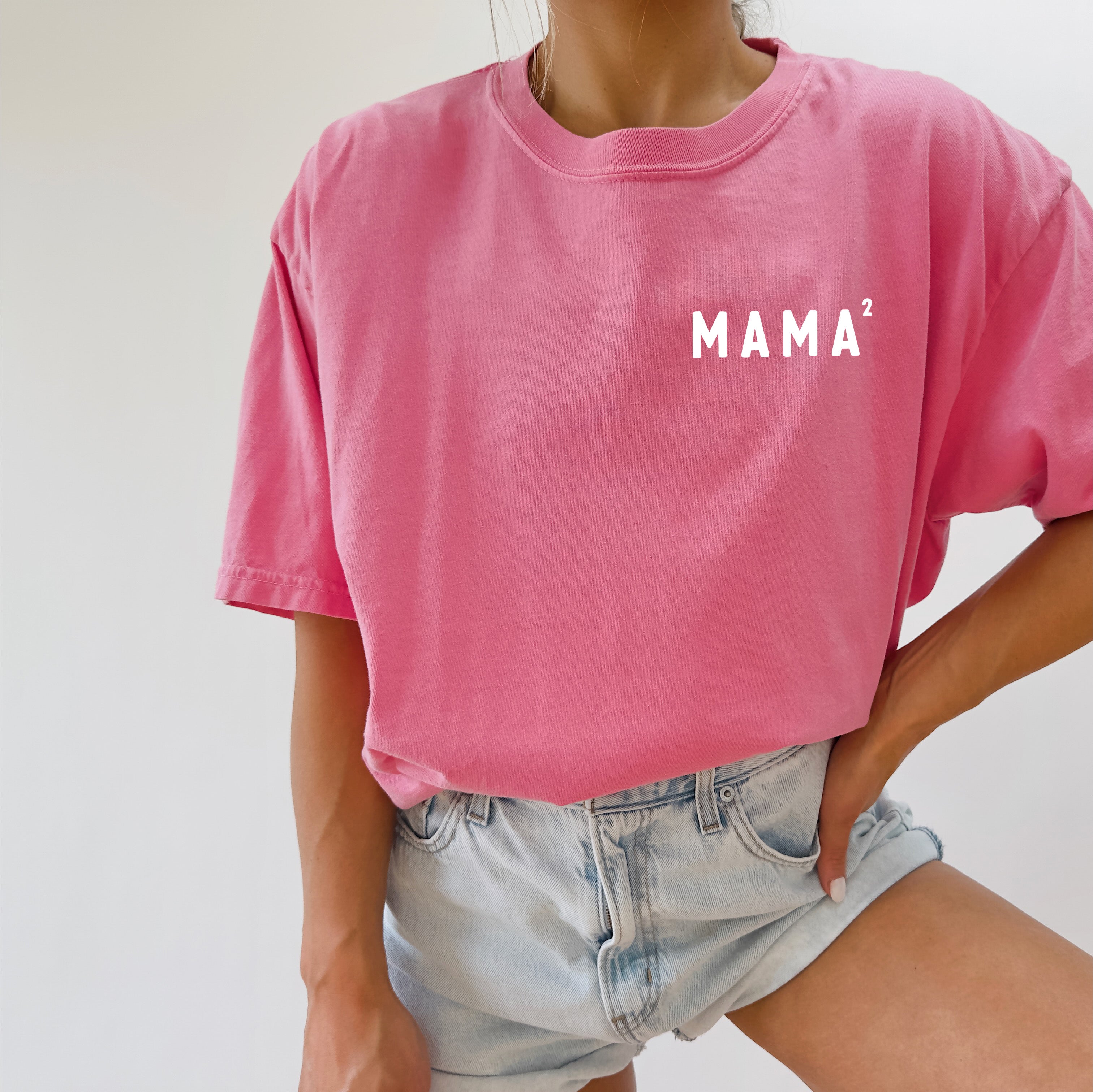 Mama Of 2 Comfort Colors Graphic Tees