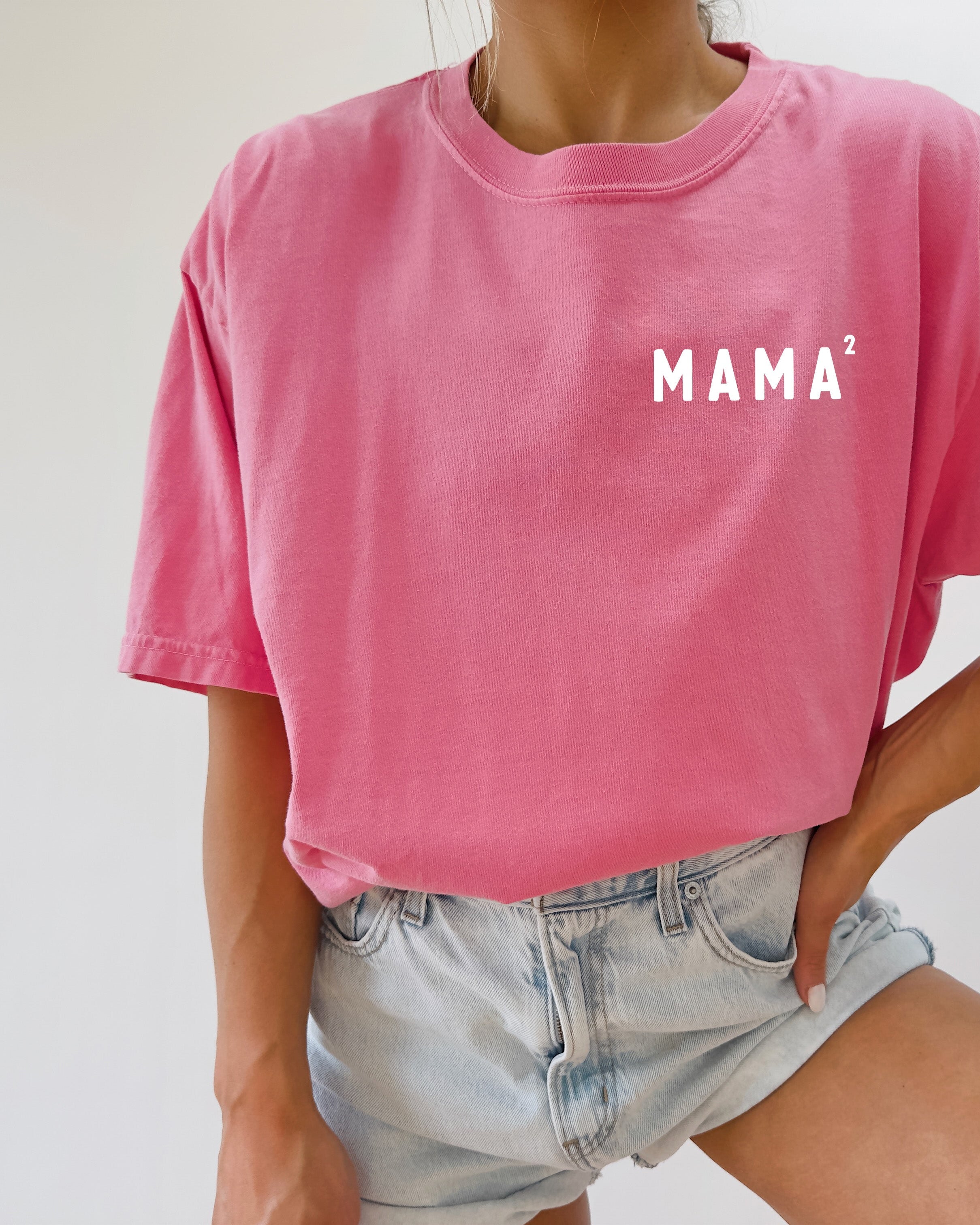 Mama Of 2 Comfort Colors Graphic Tees