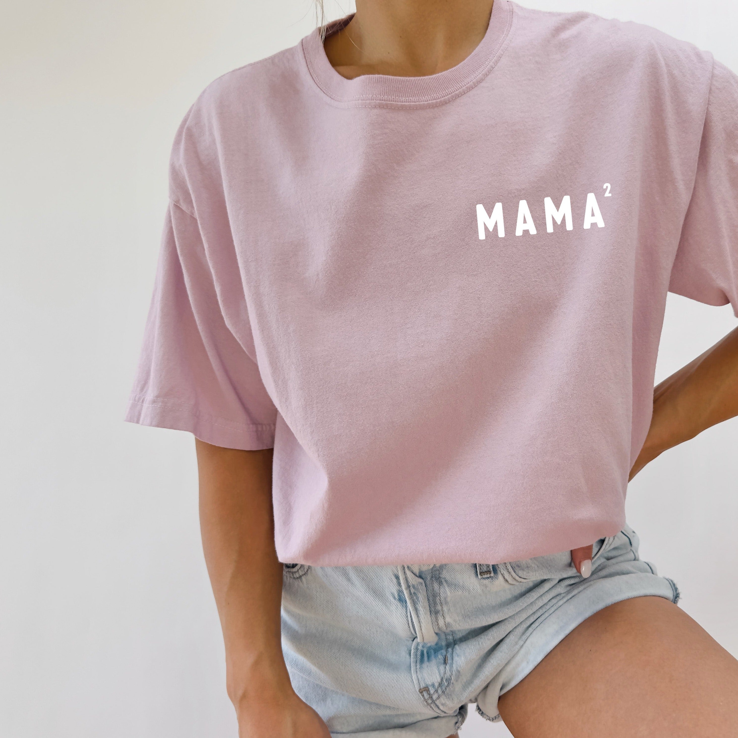 Mama Of 2 Comfort Colors Graphic Tees - 100% Soft U.S. Cotton