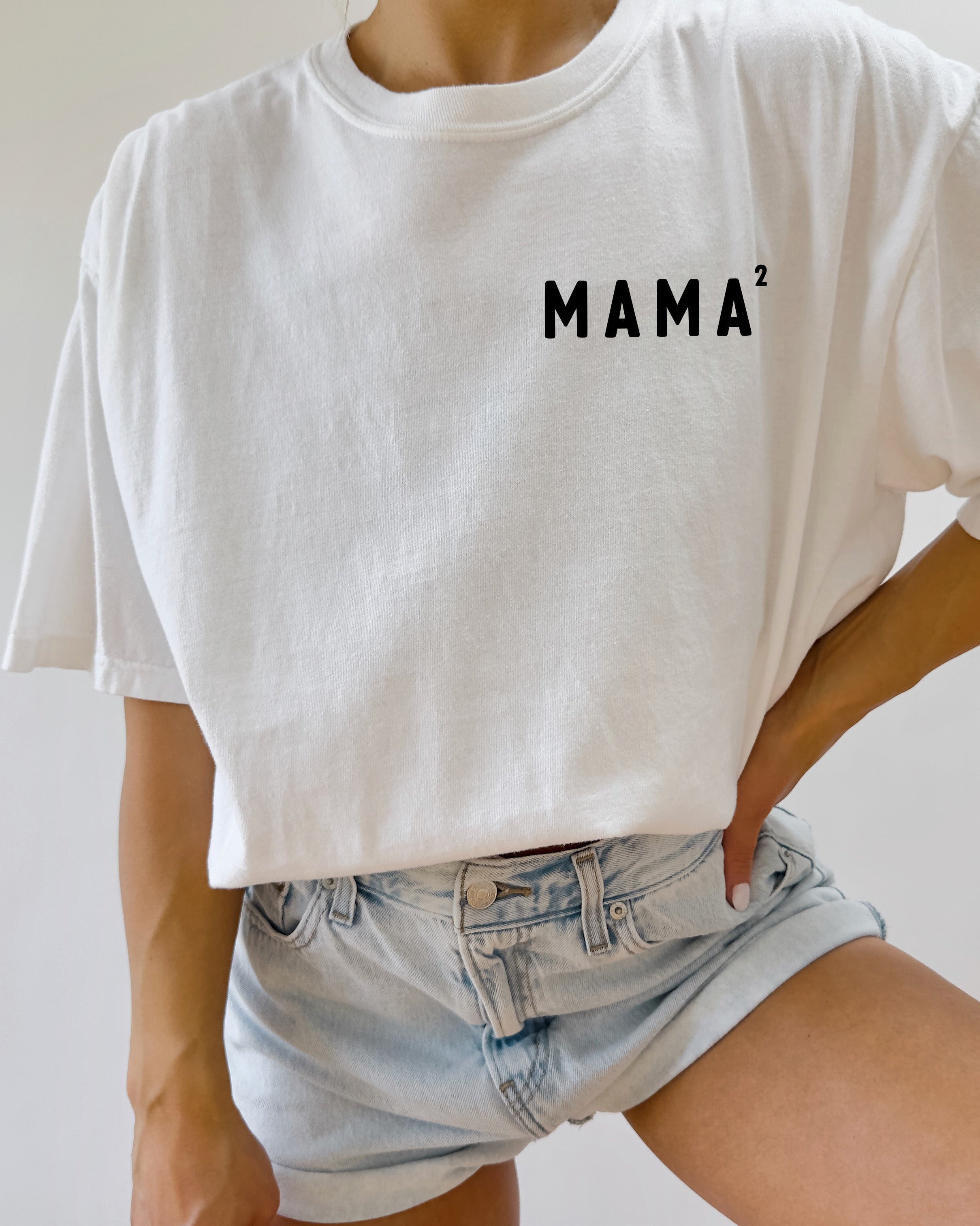 Mama Of 2 Comfort Colors Graphic Tees