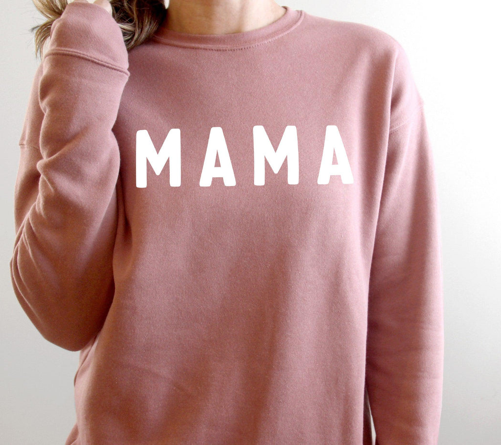 Mama Sponge Fleece Crewneck Sweatshirt (Rounded font)