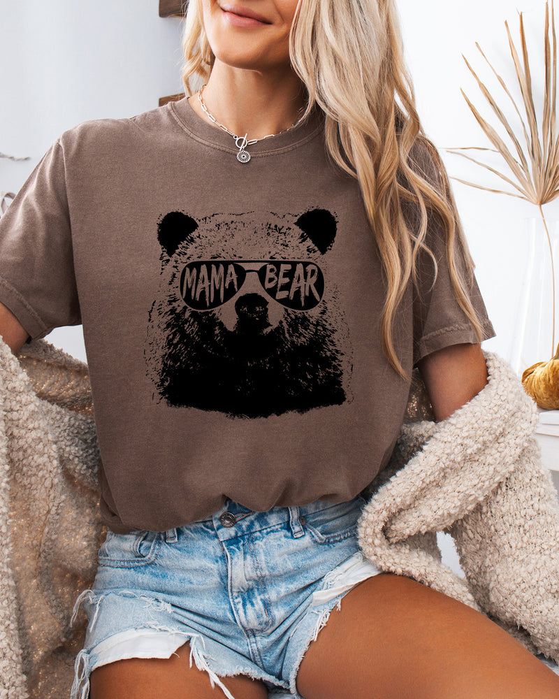 Mamabear Mama Bear Garment Dyed T Shirt