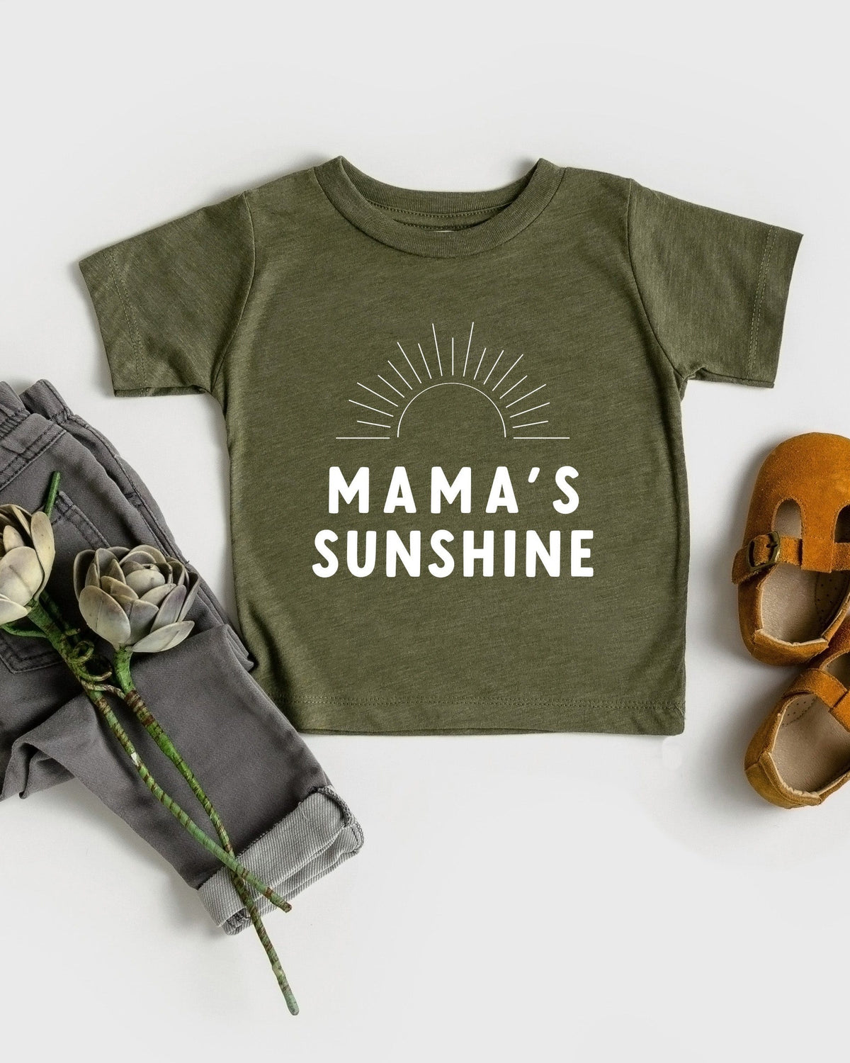 Mama's Sunshine Baby And Toddler T Shirt
