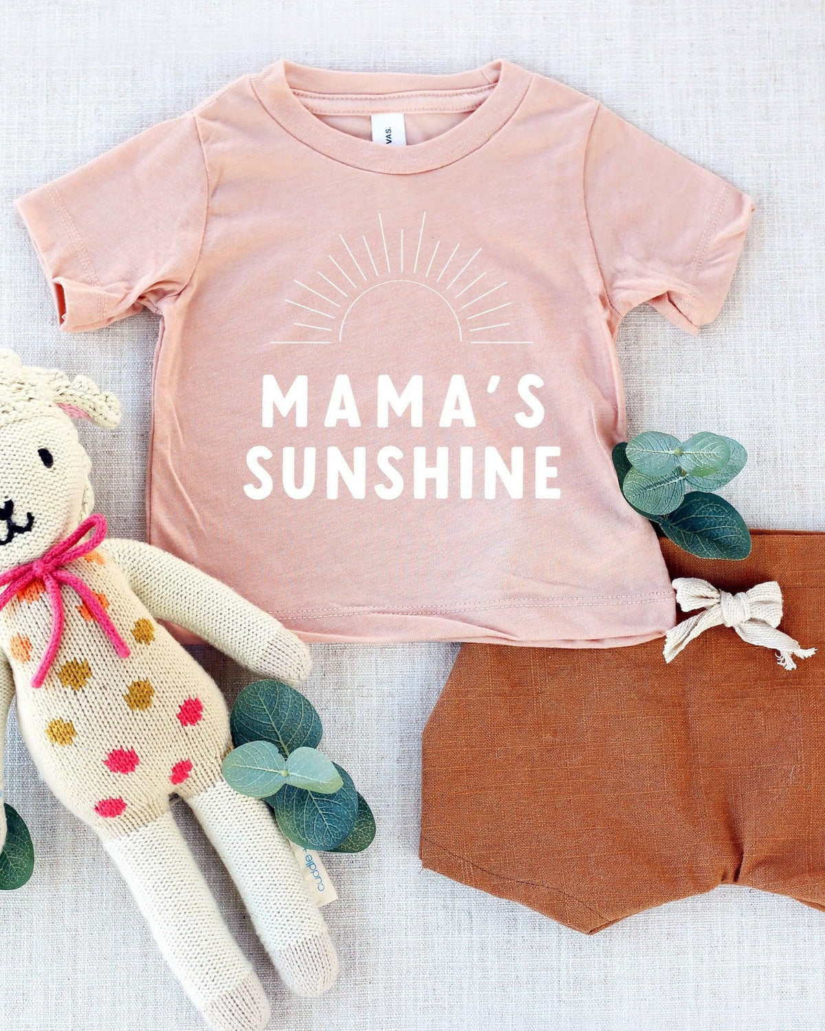 Mama's Sunshine Baby And Toddler T Shirt