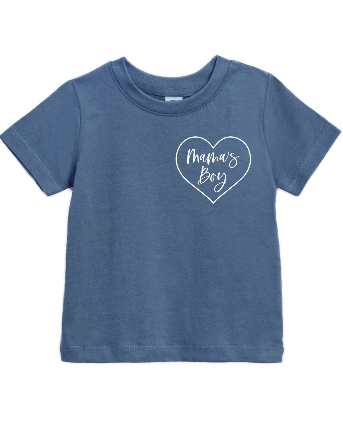 Mama's boy Heart Around Baby and Toddler Tshirt | Mama's boy