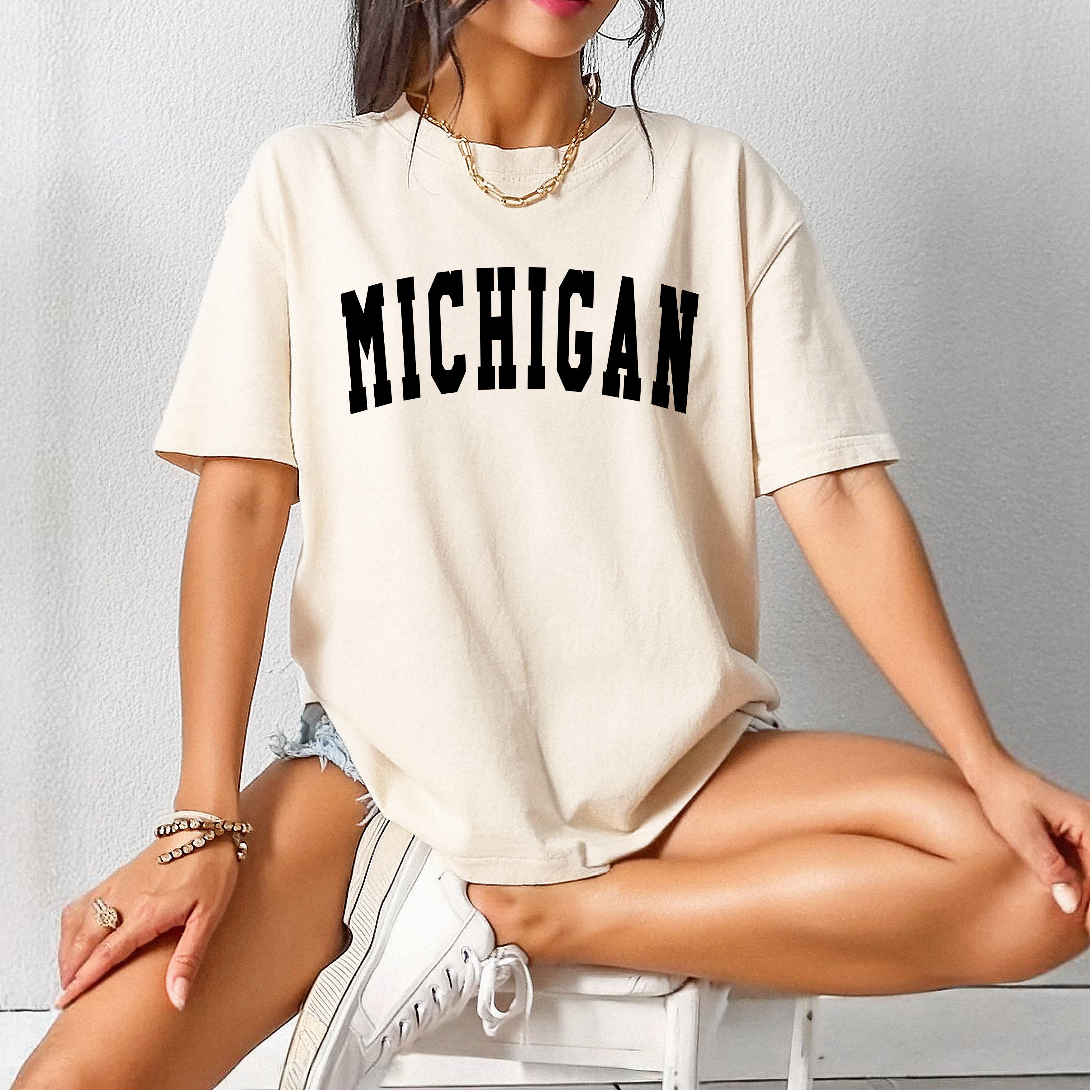 Michigan State City Comfort Colors T Shirt (Condensed Font)