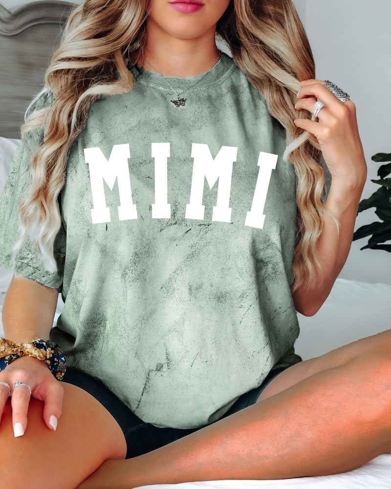 Mimi Grandma Comfort Colors Garment Dyed T Shirt (Condensed font)