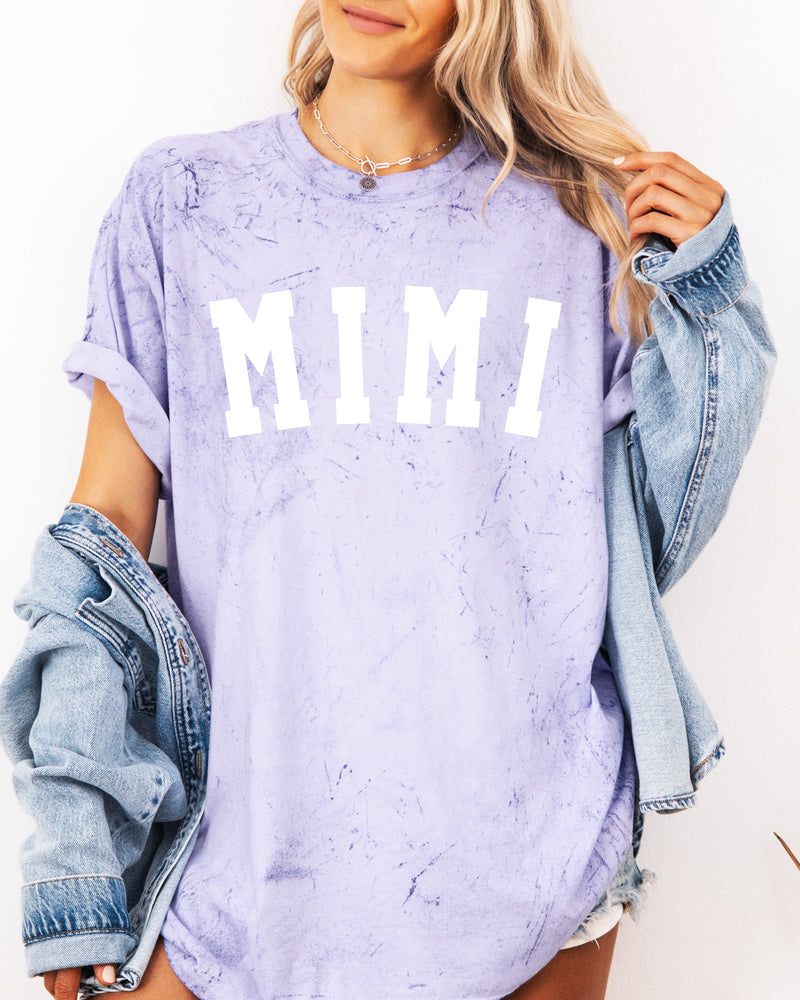 Mimi Grandma Comfort Colors Garment Dyed T Shirt (Condensed font)