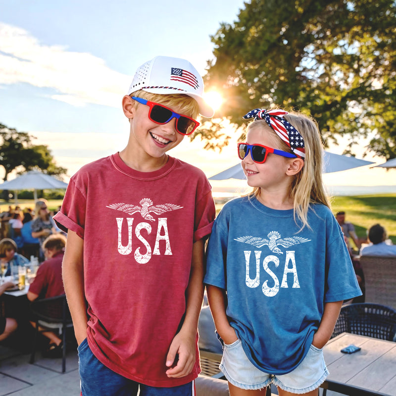 USA America Comfort Colors T Shirt - 4th of July, Memorial day, Veterans day gift for dad