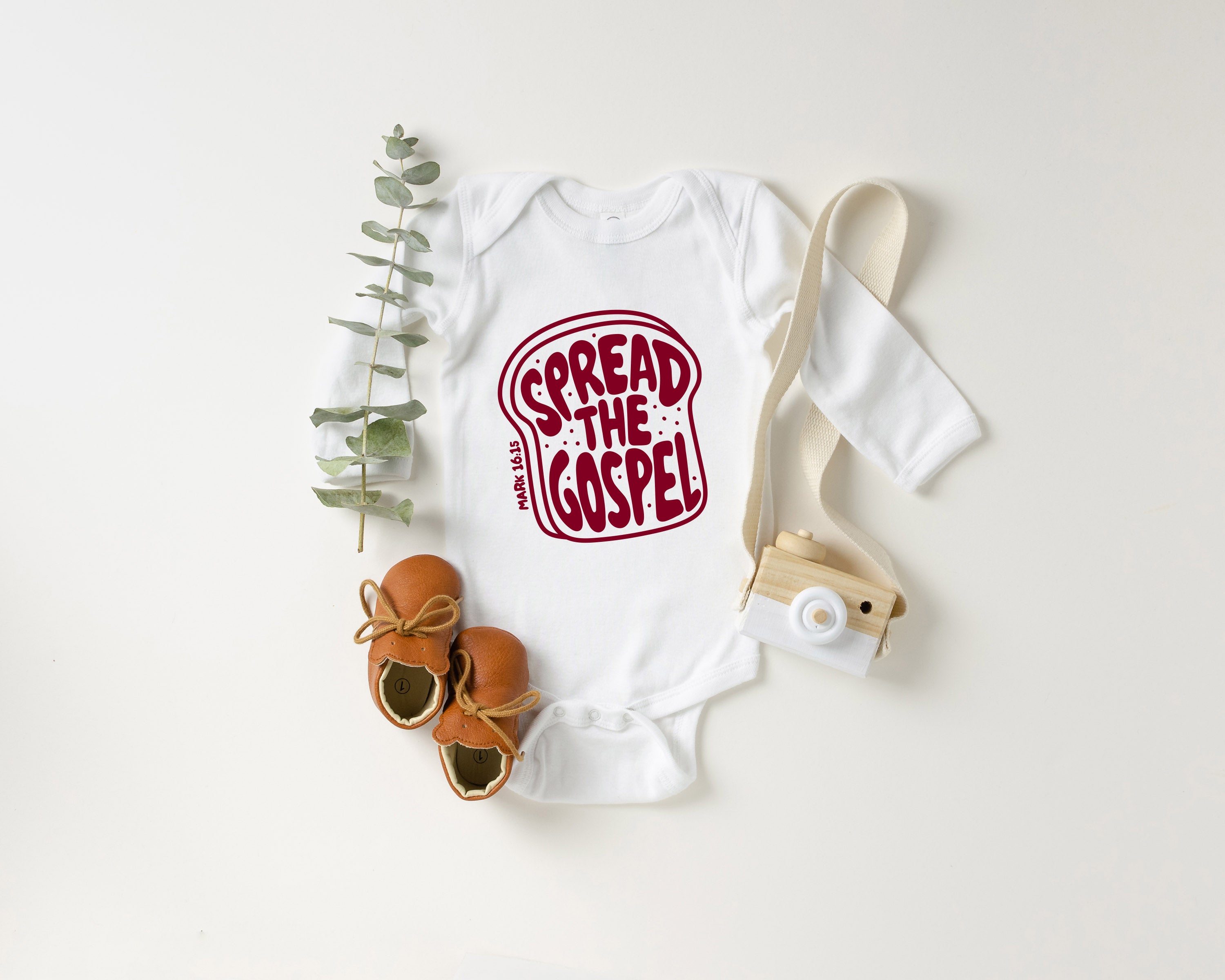 Spread the Gospel Christian Baby Bodysuit, Romper, Toddler Youth Tee, Sweatshirt