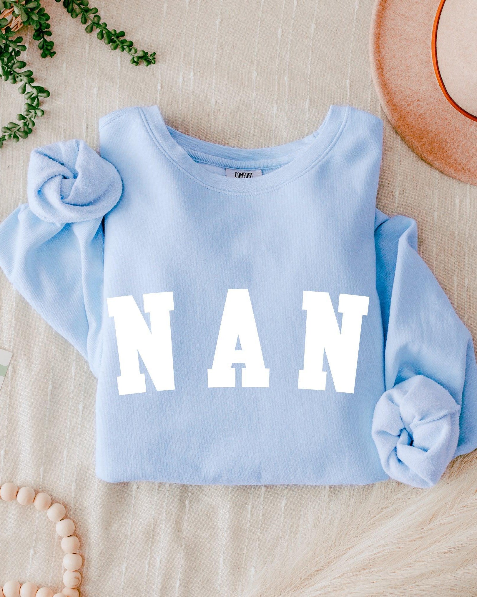 Nan Grandma Garment Dyed Comfort Colors Sweatshirt