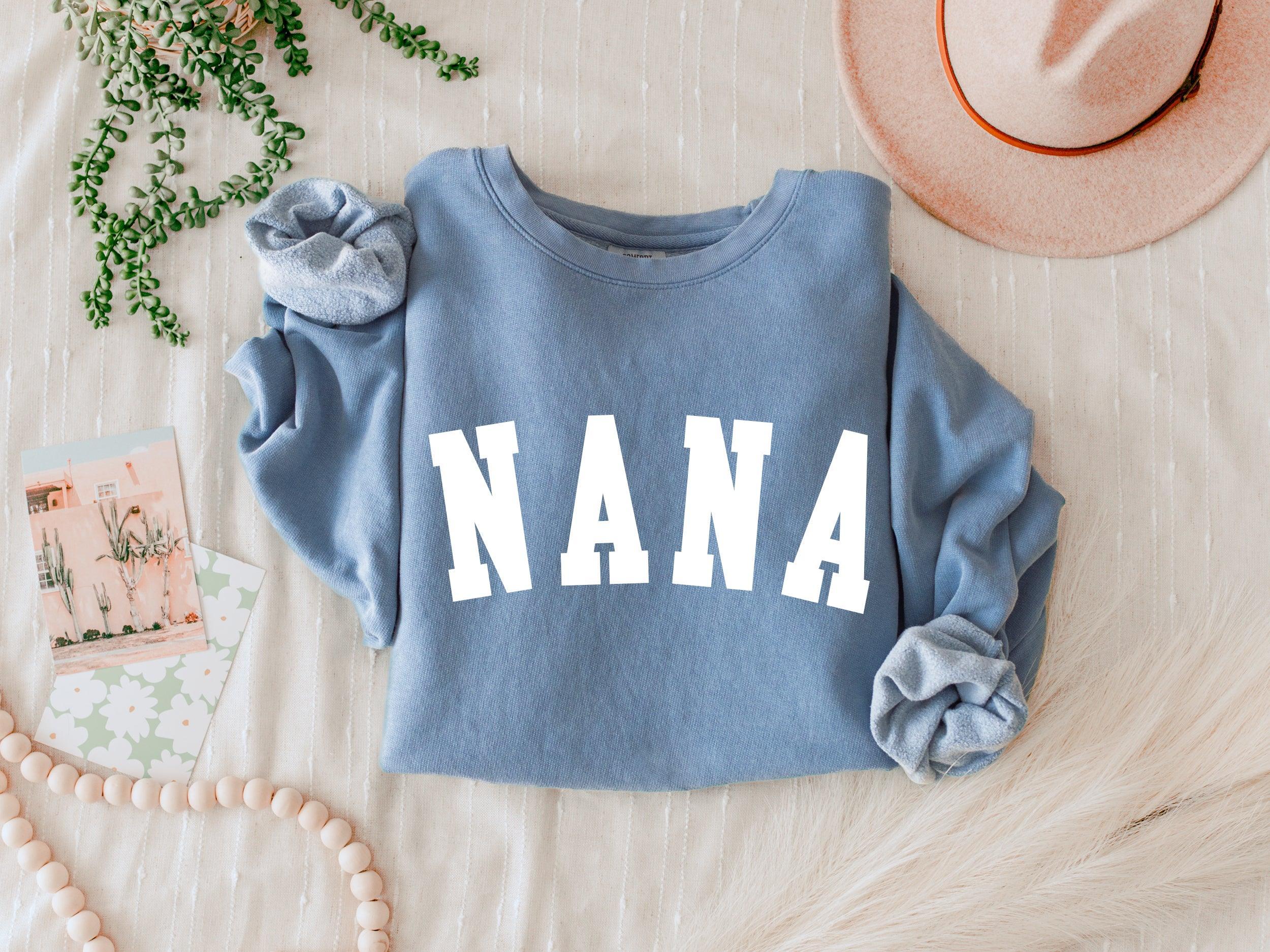 Nana Grandma Garment Dyed Comfort Colors Sweatshirt
