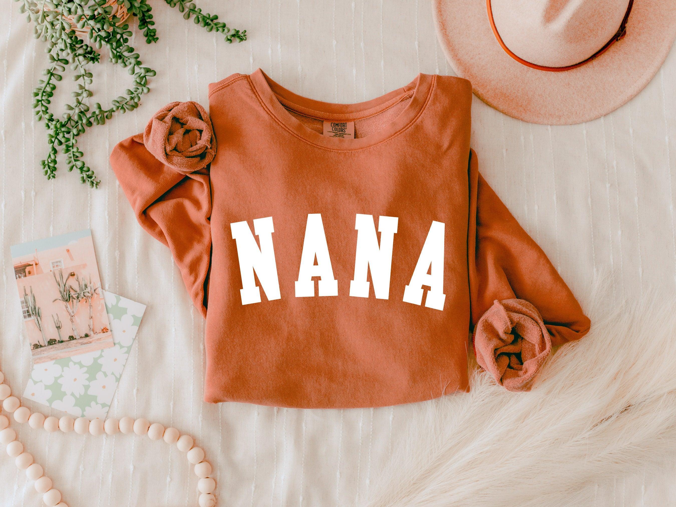 Nana Grandma Garment Dyed Comfort Colors Sweatshirt