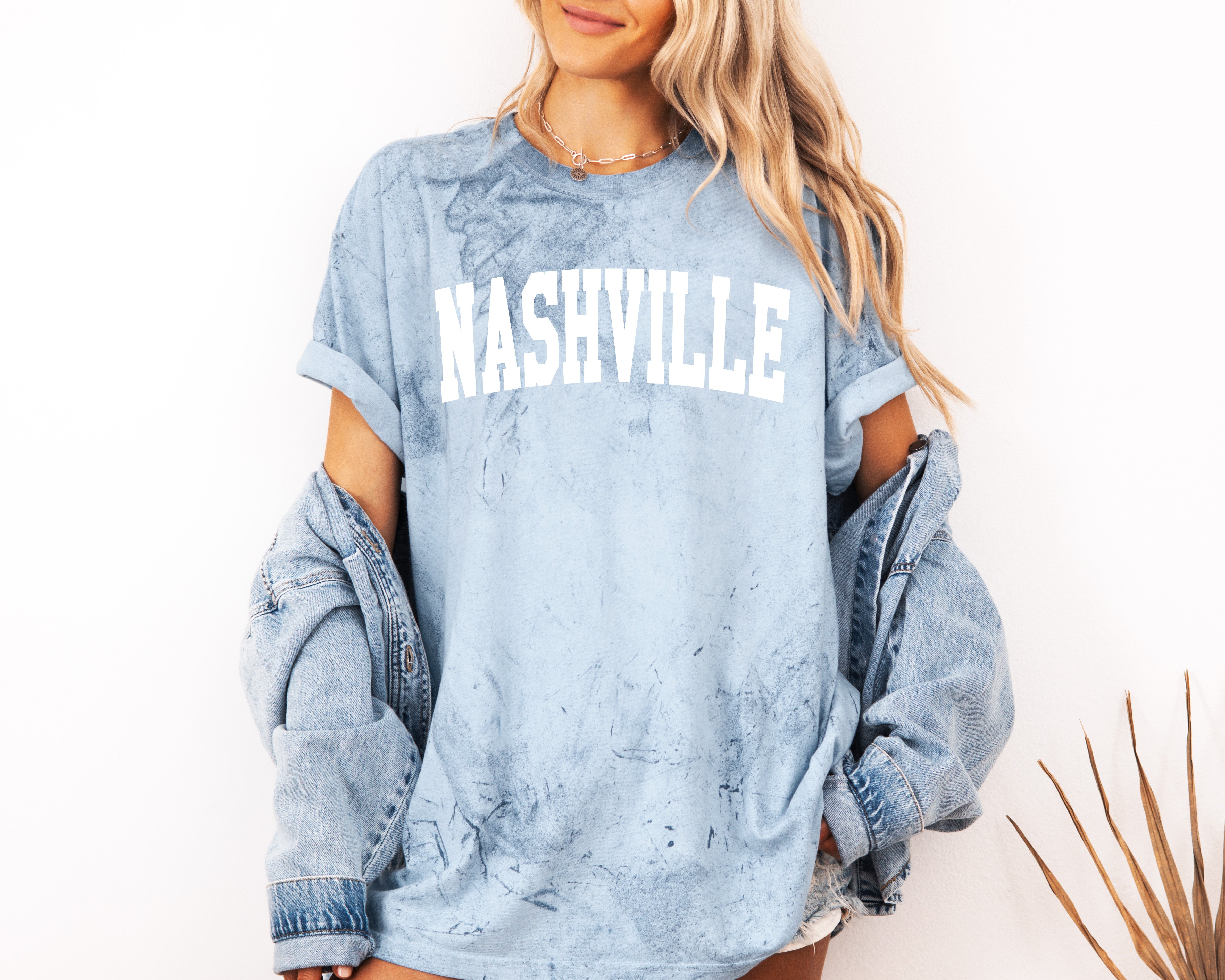 Nashville State City Comfort Colors T Shirt (Condensed Font)