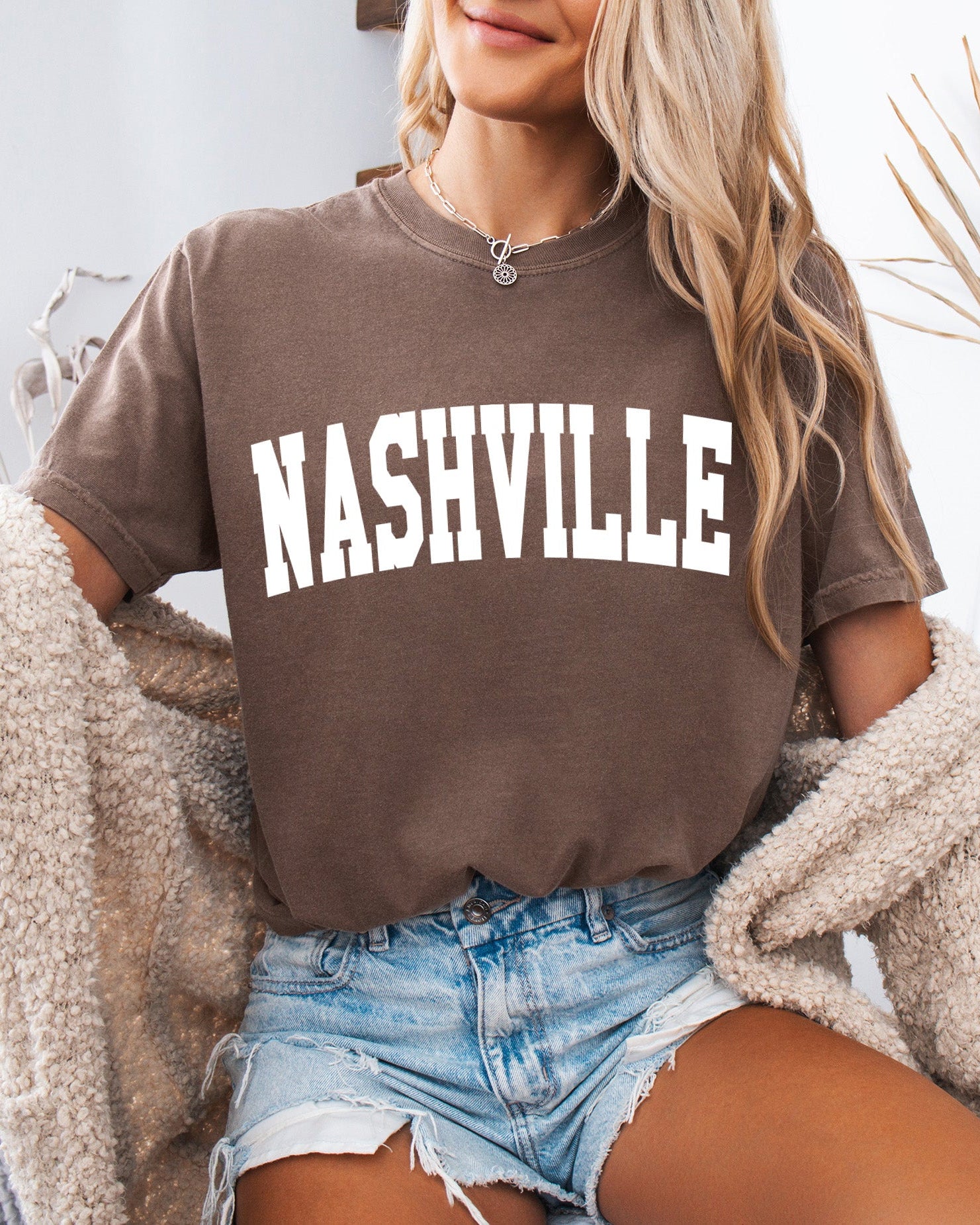 Nashville State City Comfort Colors T Shirt (Condensed Font)
