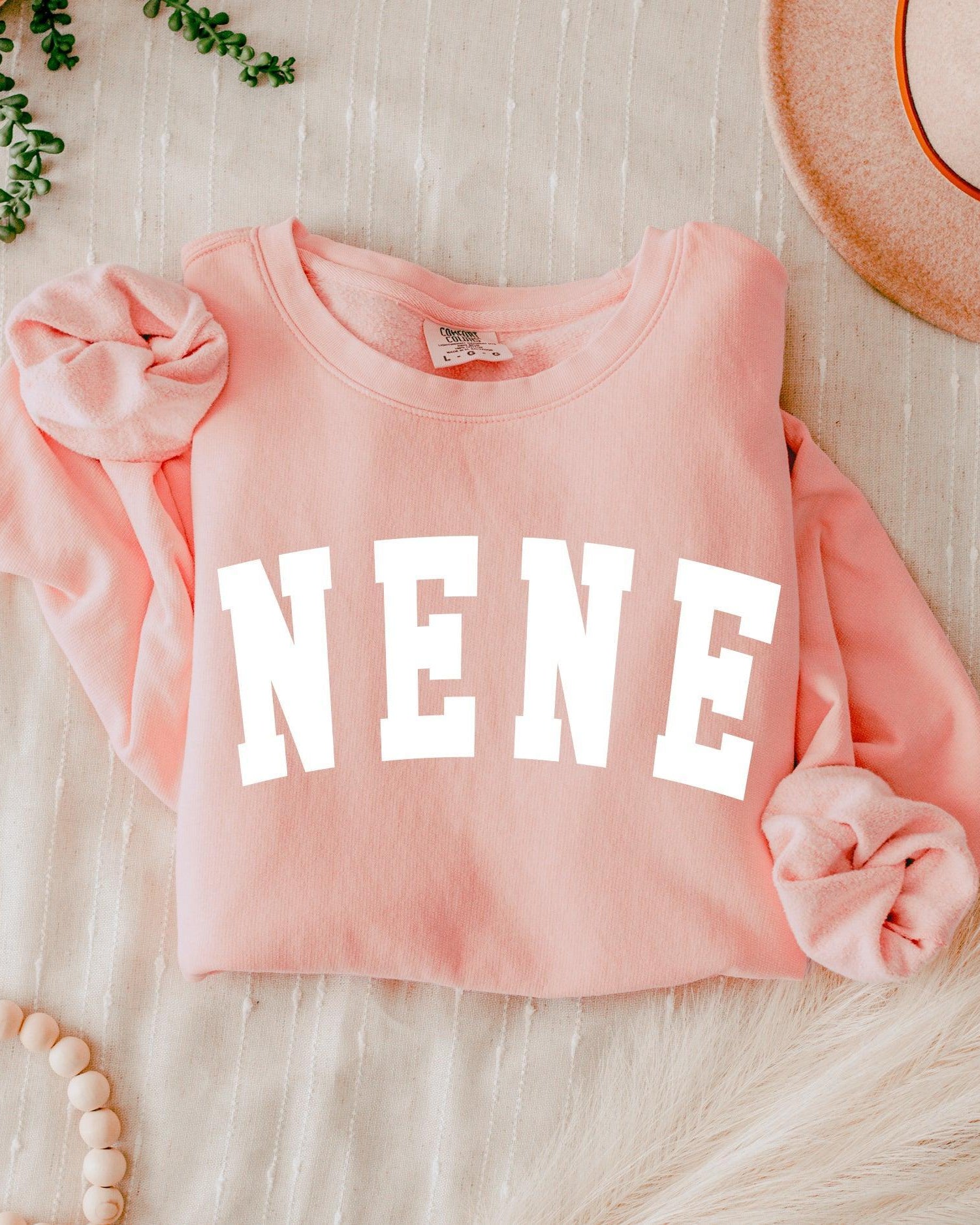 Nene Grandma Garment Dyed Comfort Colors Sweatshirt