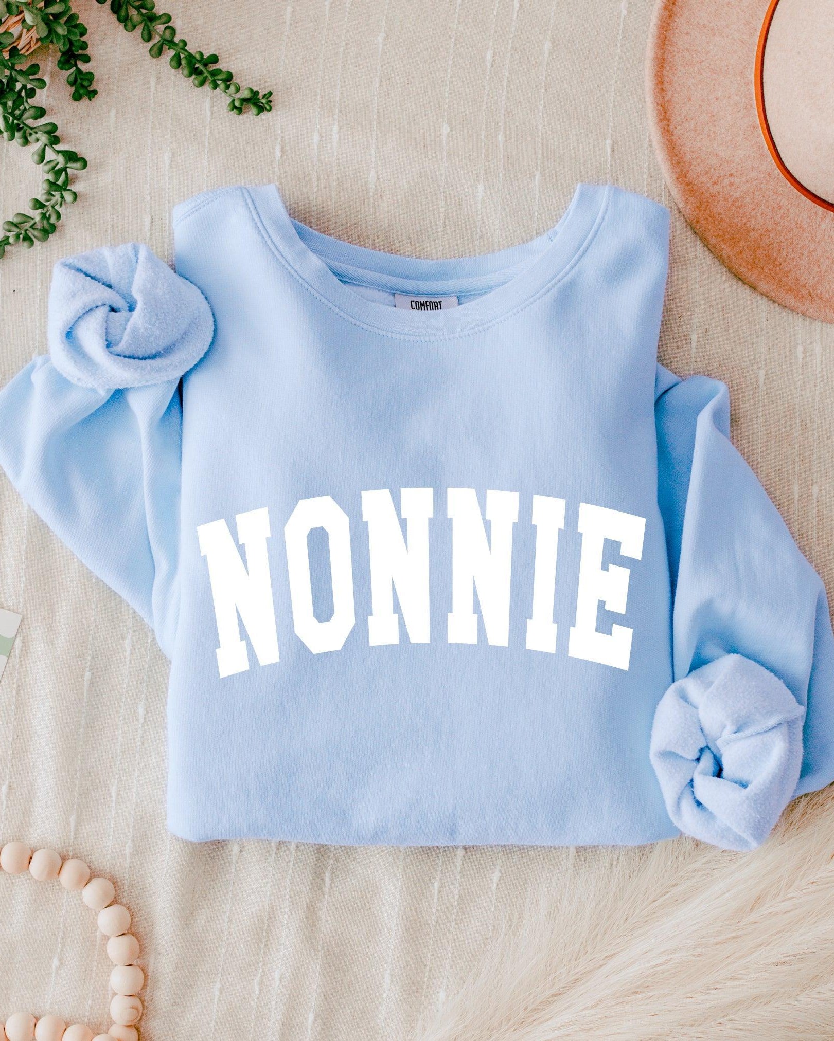 Nonnie Grandma Garment Dyed Comfort Colors Sweatshirt