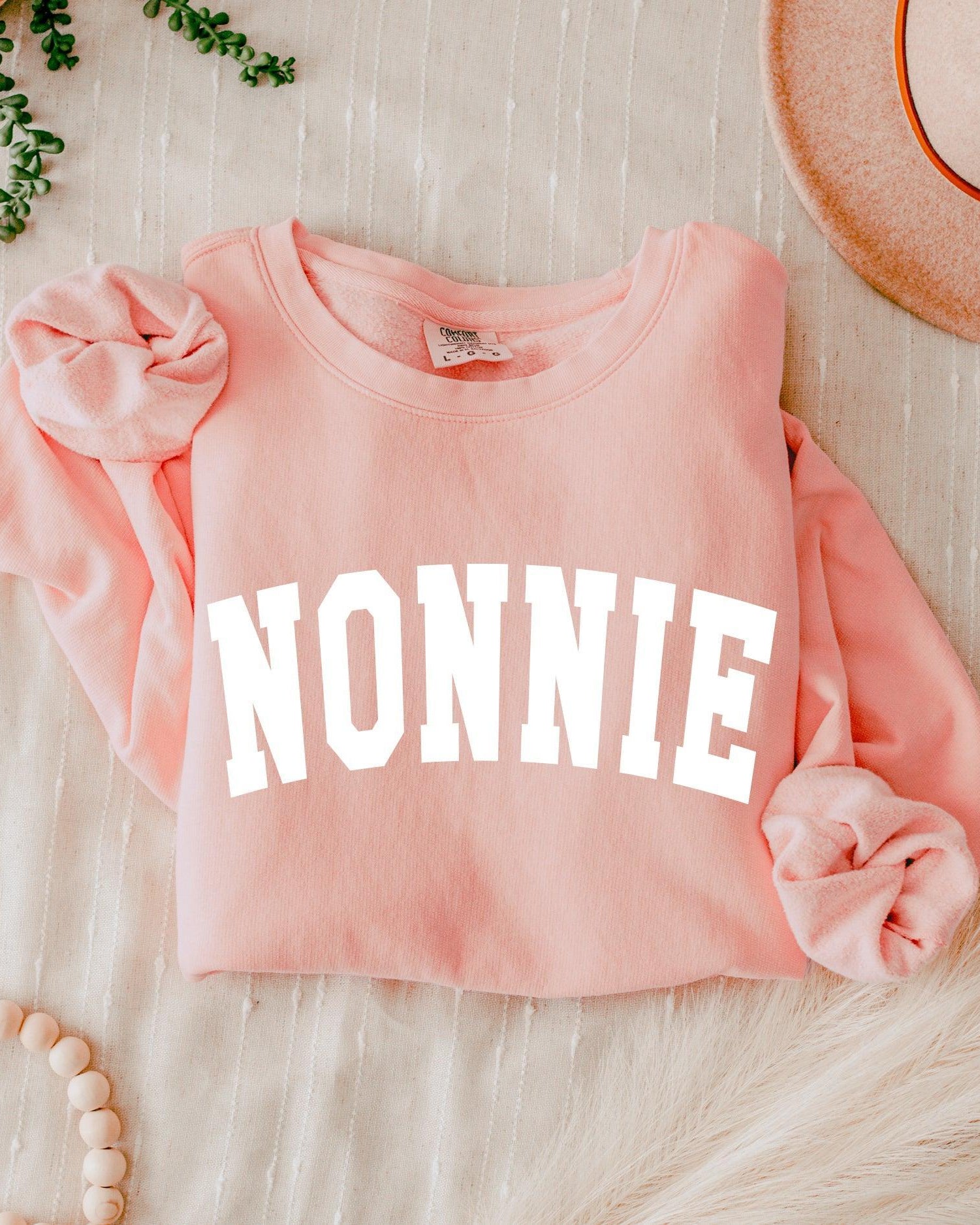 Nonnie Grandma Garment Dyed Comfort Colors Sweatshirt