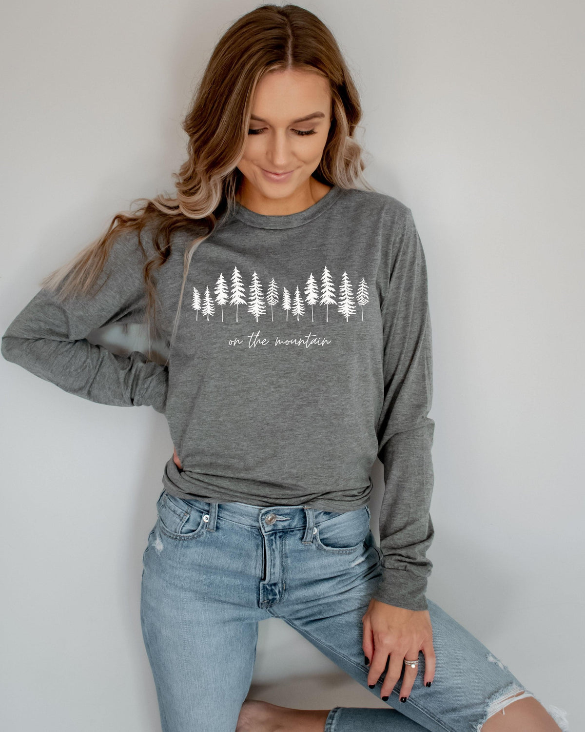 On the Mountain Camping Long Sleeve T shirt
