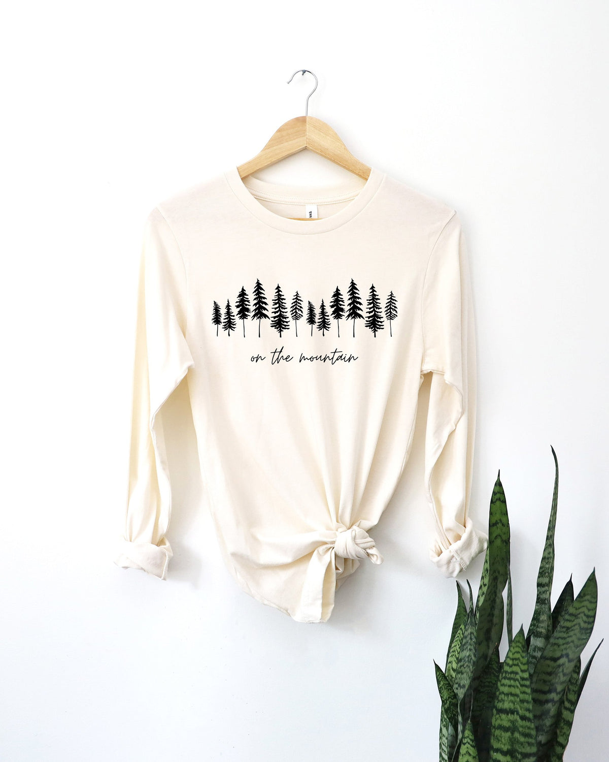 On the Mountain Camping Long Sleeve T shirt