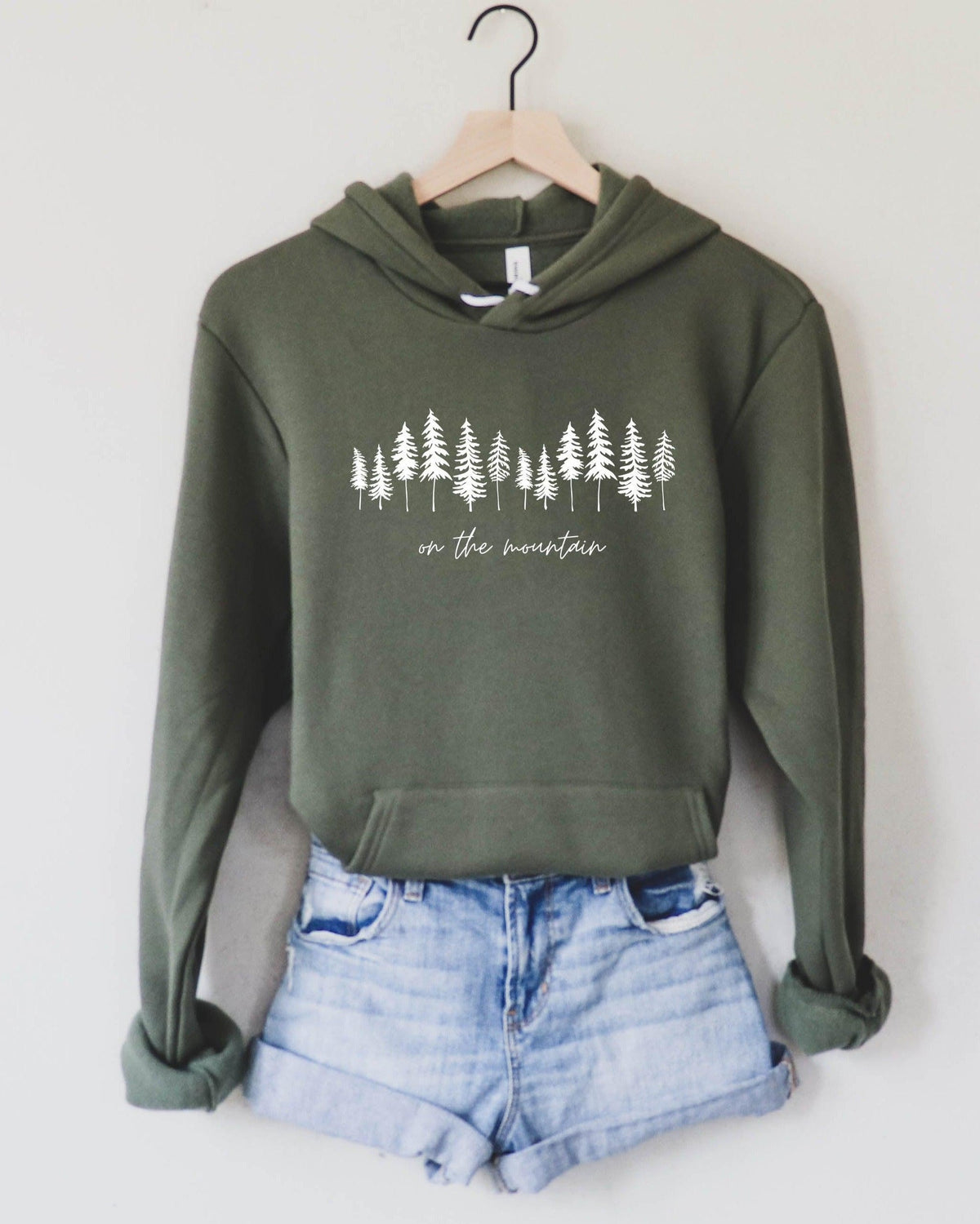 On the Mountain Camping Sponge Fleece Hooded sweatshirt