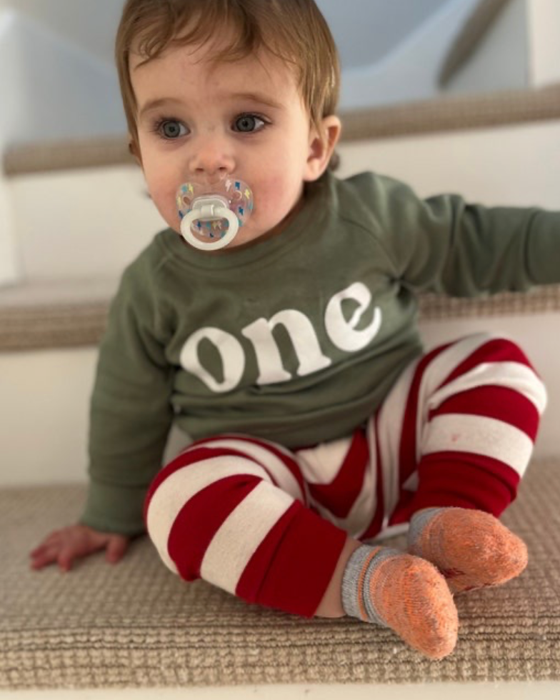 One Birthday 1st Birthday Organic Cotton Pullover