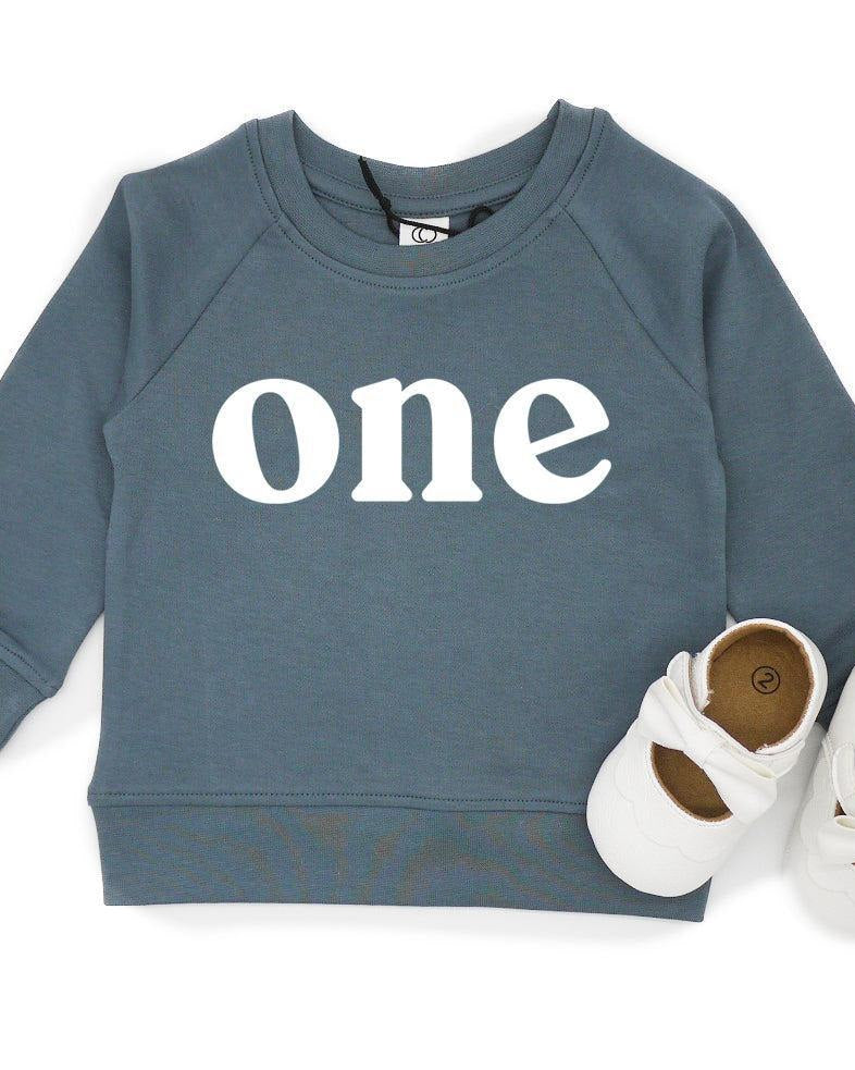 One Birthday 1st Birthday Organic Cotton Pullover