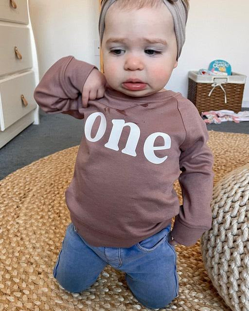One Birthday 1st Birthday Organic Cotton Pullover