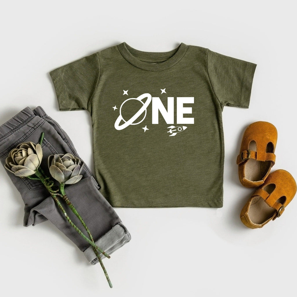 One Space themed 1st birthday party T-Shirt