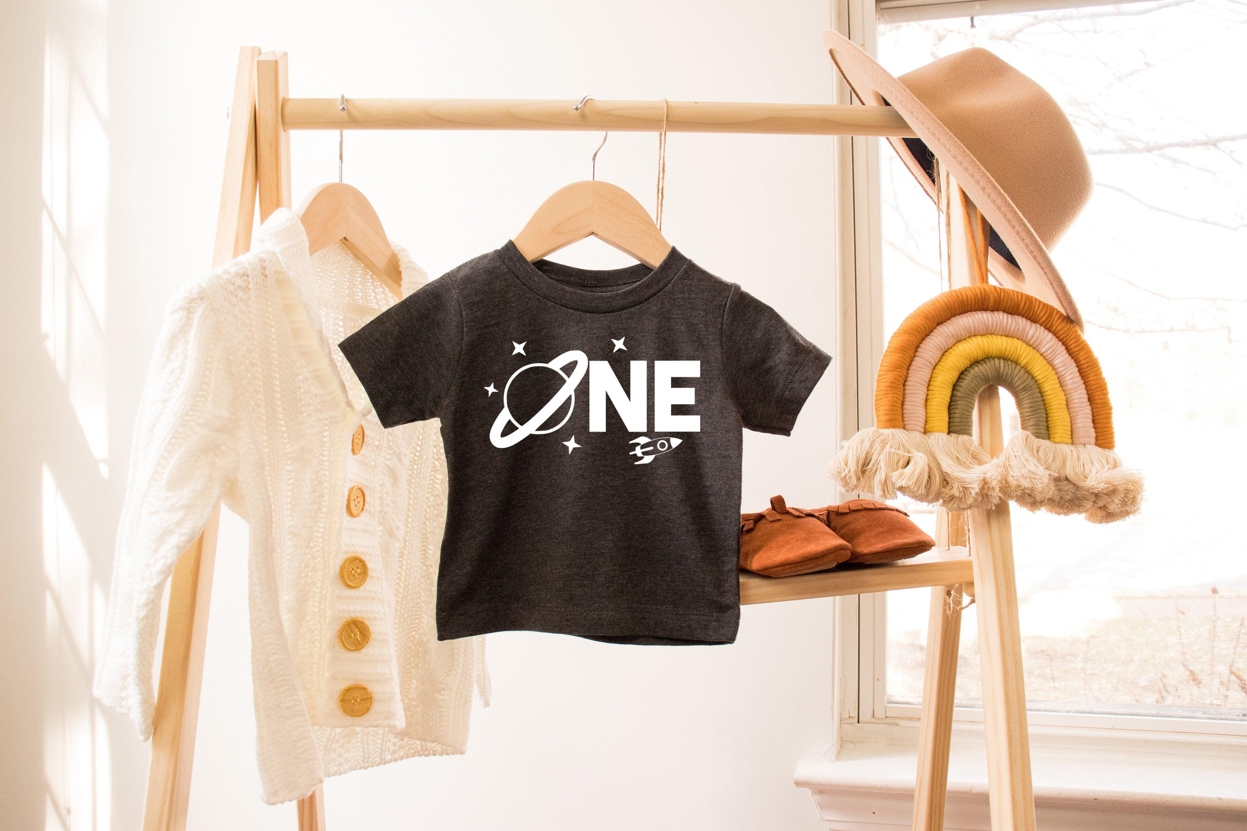 One Space themed 1st birthday party T-Shirt