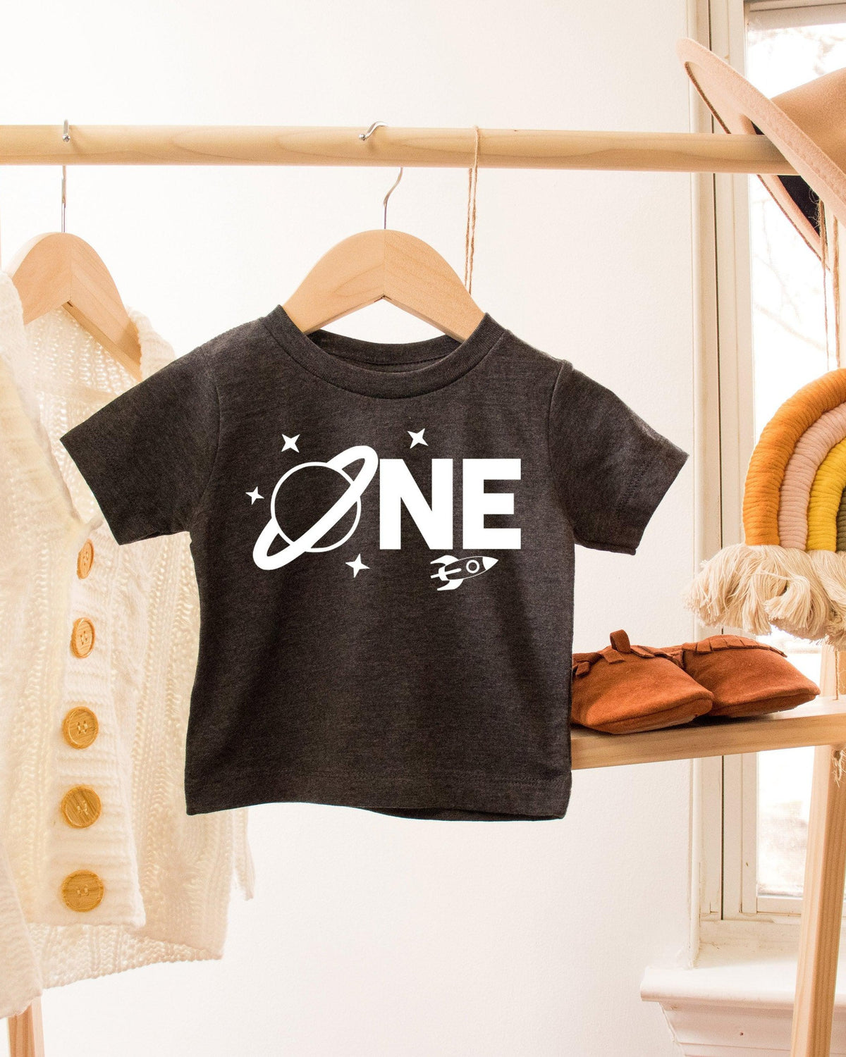 One Space themed 1st birthday party T-Shirt