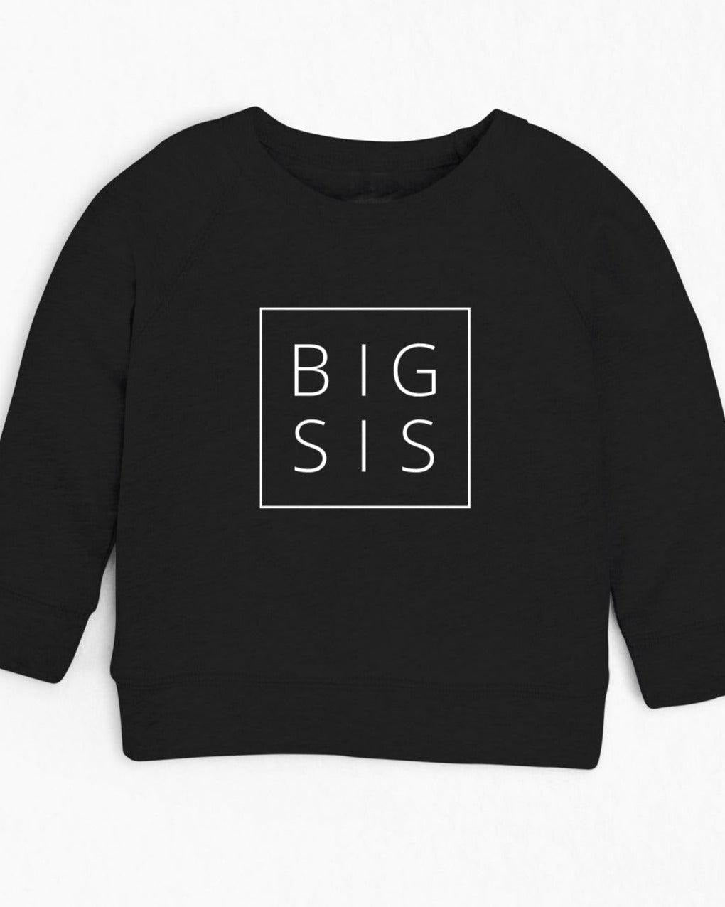 Organic Cotton Big Sis Toddler French Terry Sweatshirt