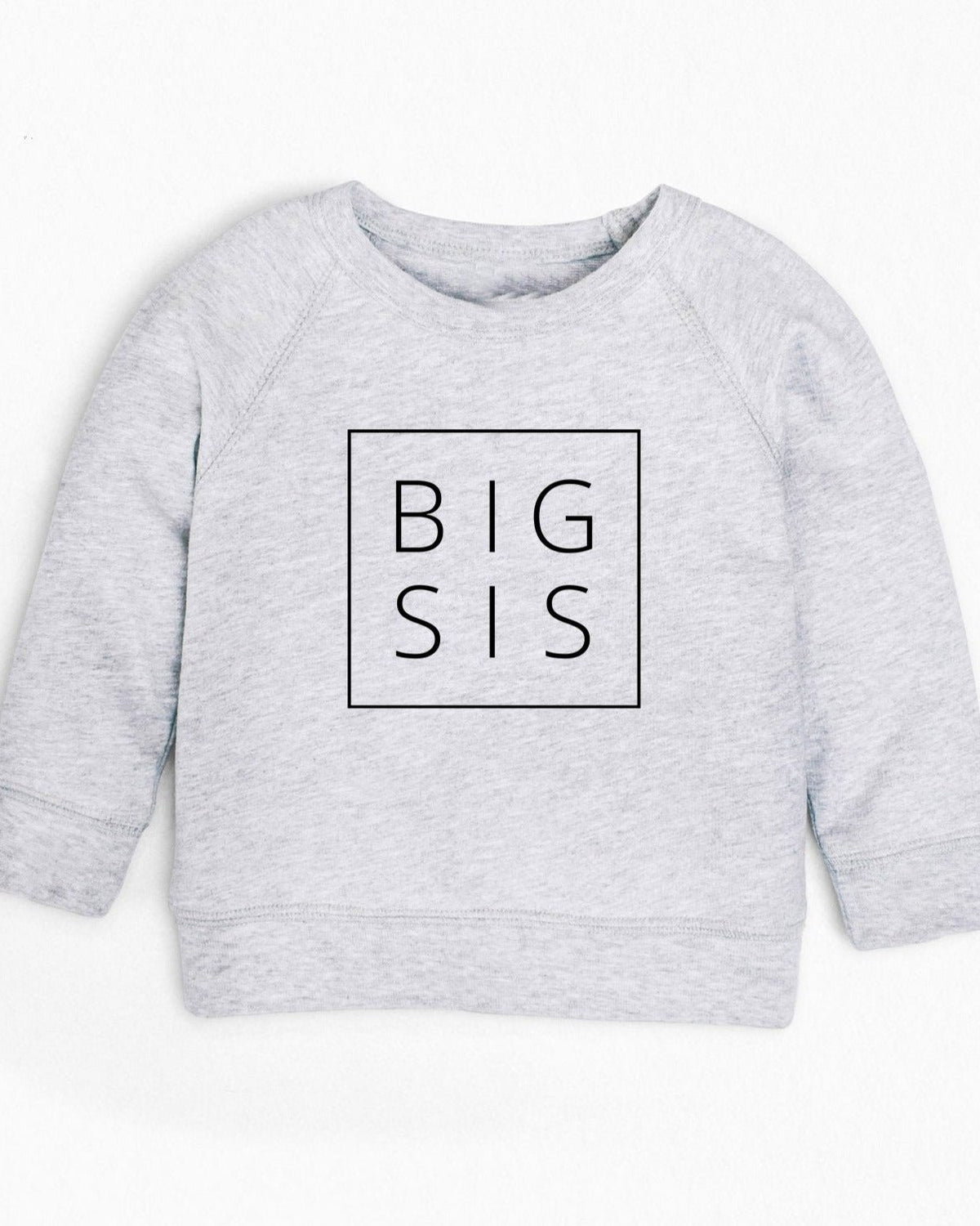 Organic Cotton Big Sis Toddler French Terry Sweatshirt