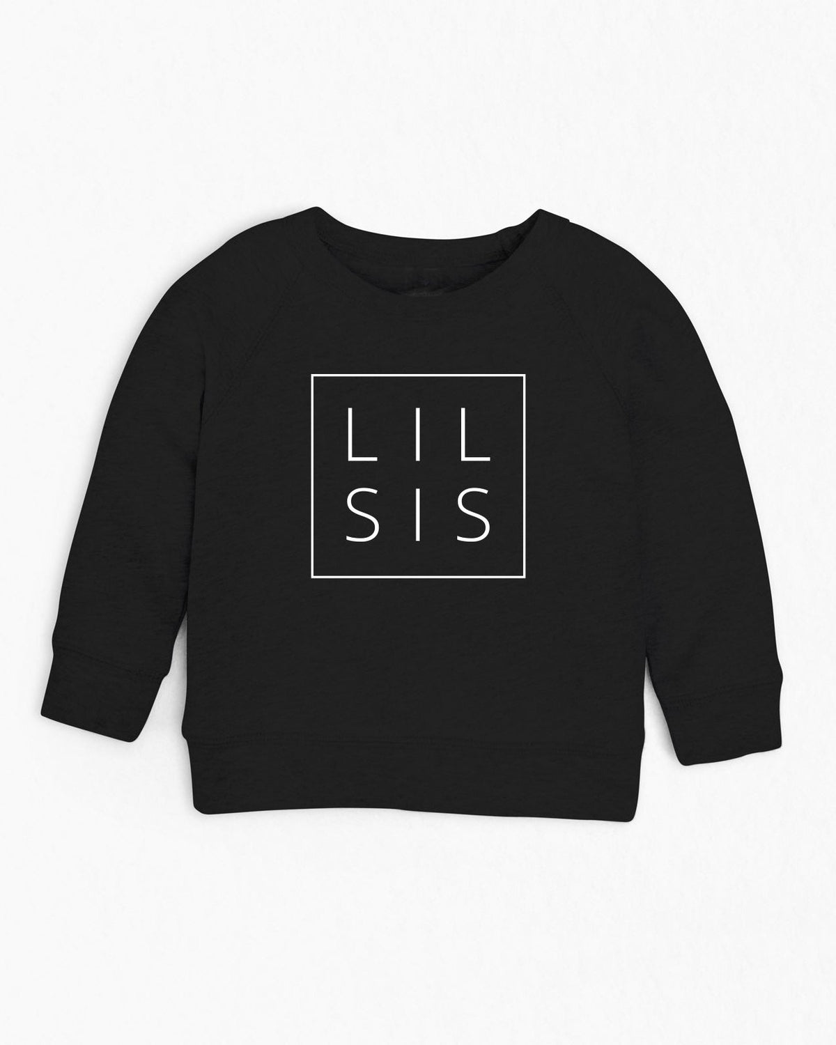 Organic Cotton Lil Sis Toddler French Terry Sweatshirt