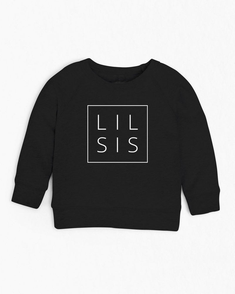 Organic Cotton Lil Sis Toddler French Terry Sweatshirt