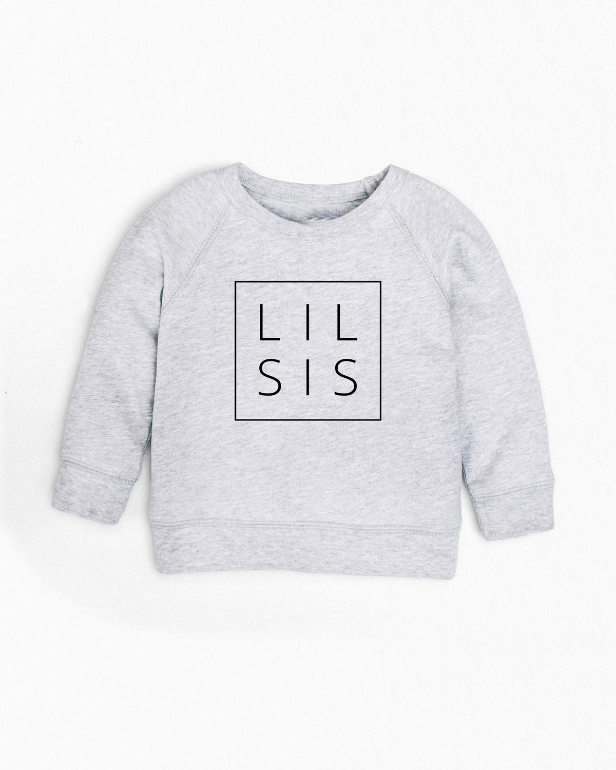 Organic Cotton Lil Sis Toddler French Terry Sweatshirt