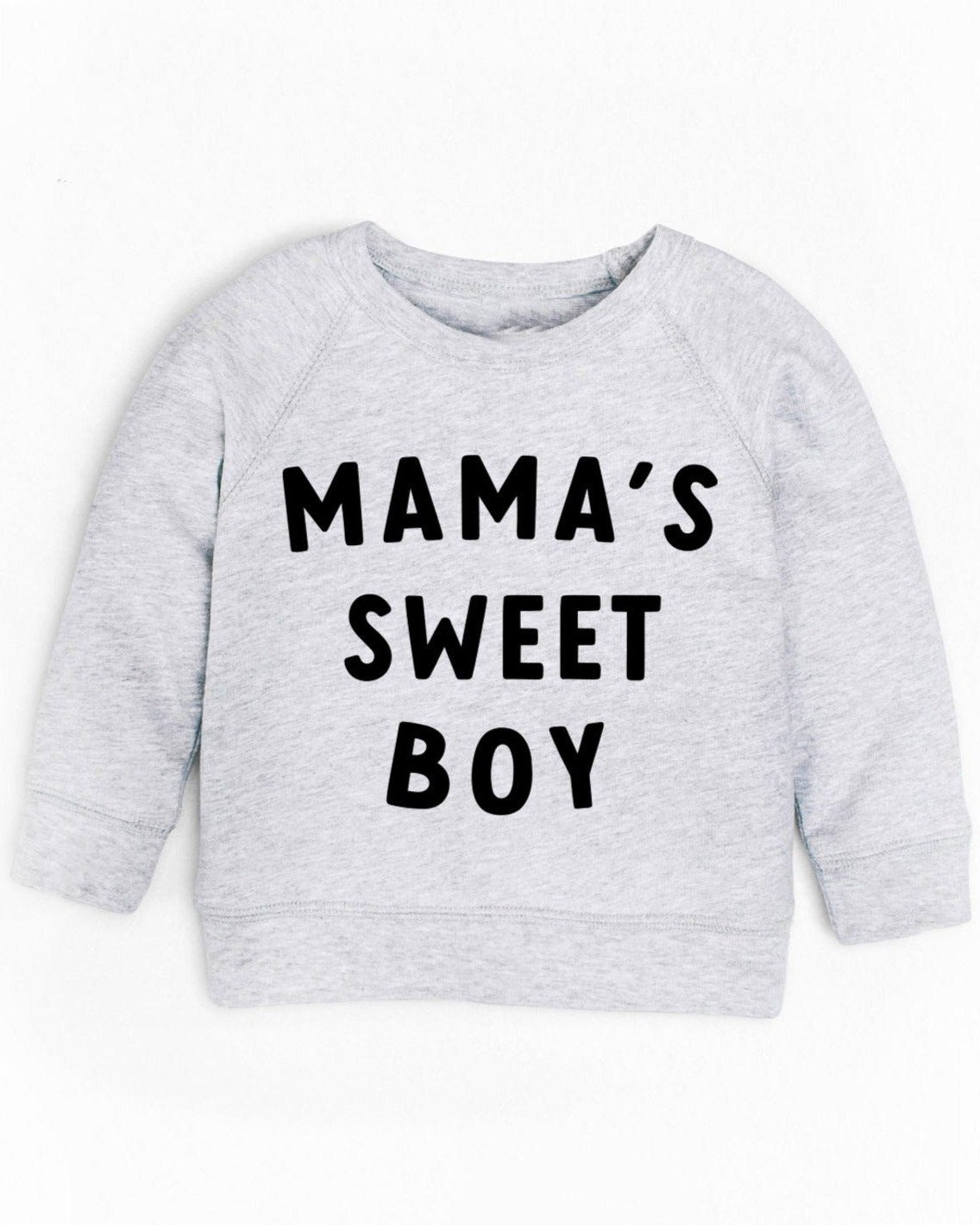 Organic Cotton Mama's Sweet Boy Baby and Toddler French Terry Sweatshirt