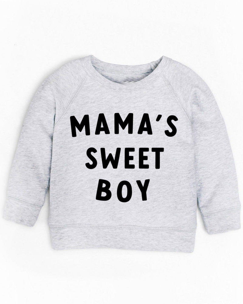 Organic Cotton Mama's Sweet Boy Baby and Toddler French Terry Sweatshirt
