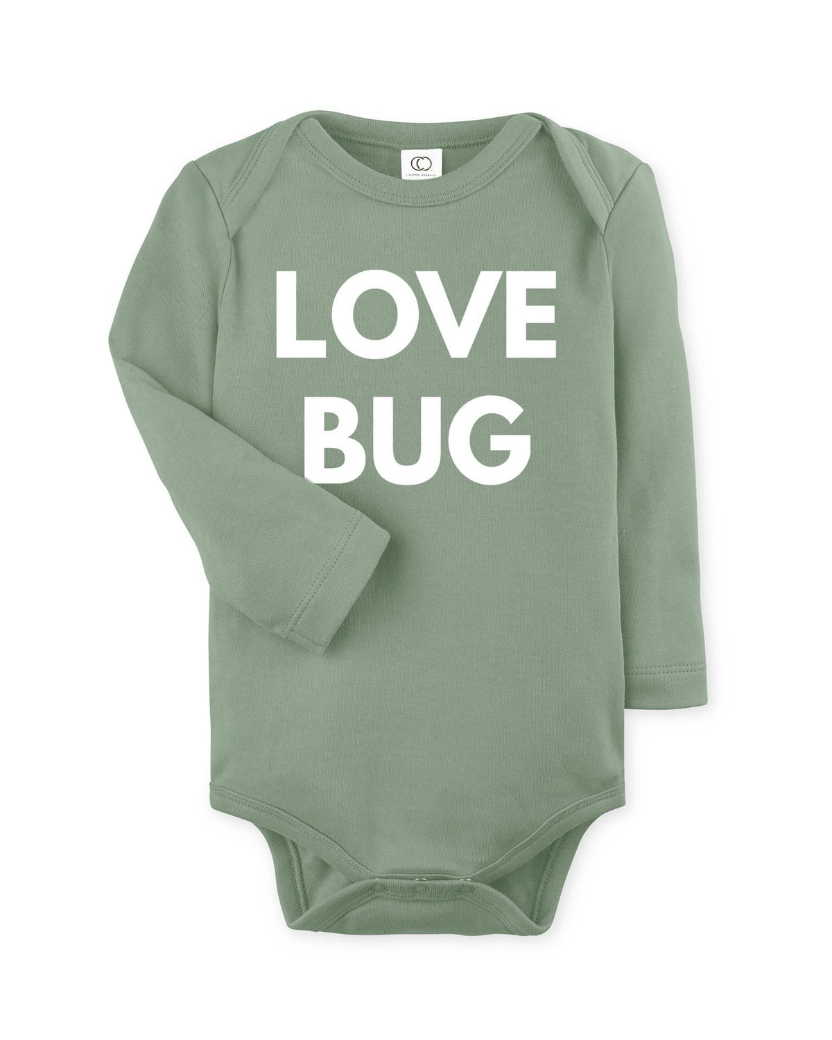 Organic cotton Love Bug bodysuit | Mama's girl, Mama's boy Valentine day