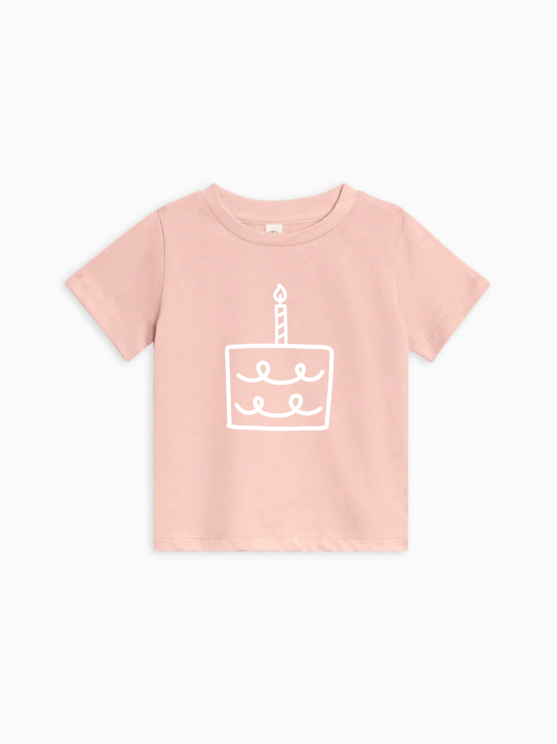 One Birthday Cake 1st Birthday Organic Cotton Kids Tee