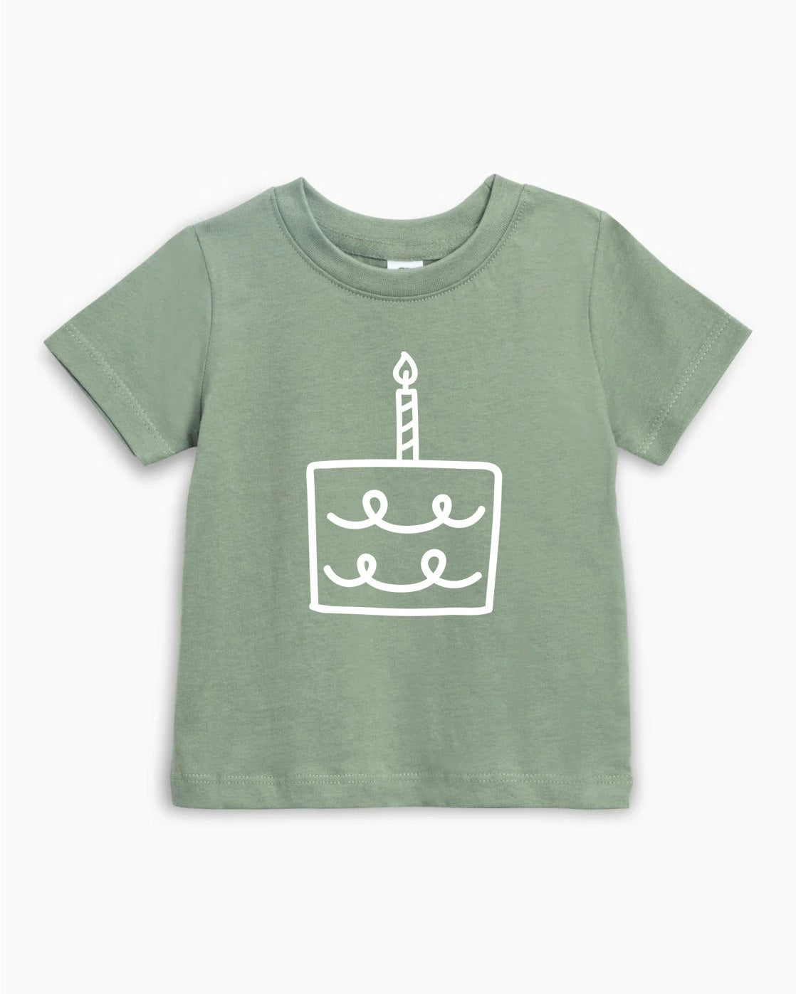 One Birthday Cake Organic Cotton Kids Tee, 1st Birthday Shirt
