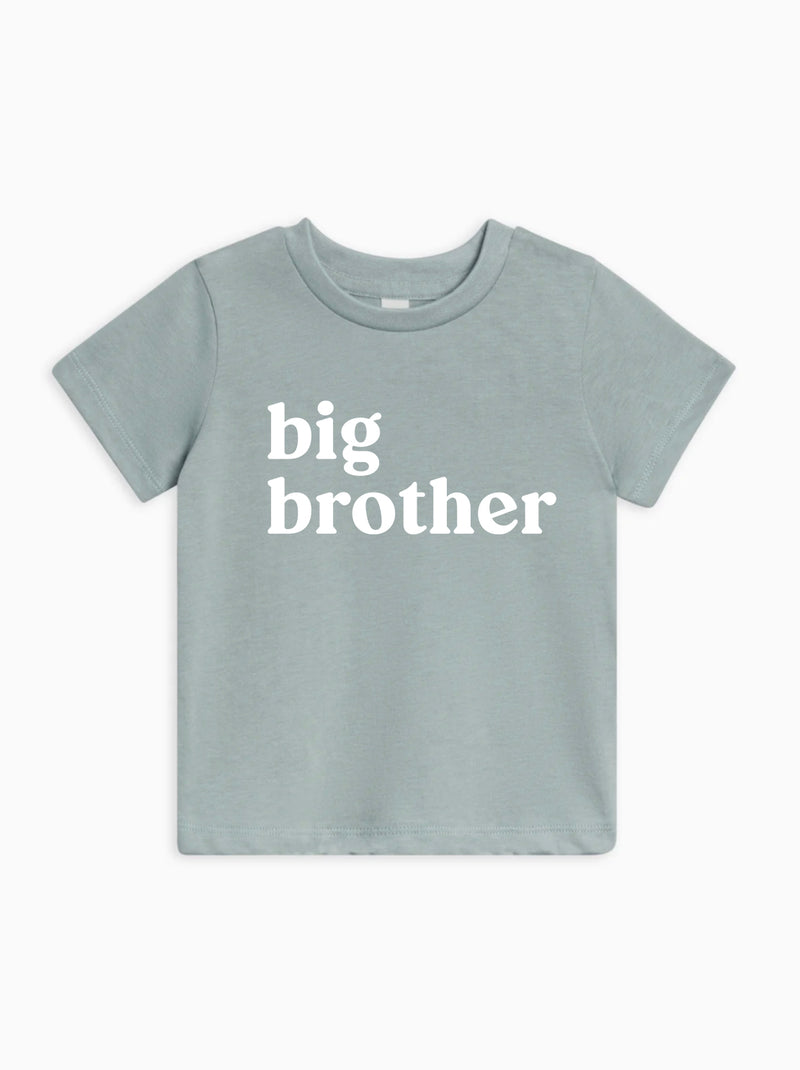Big Brother Organic Cotton Kids T-Shirt – Baby & Youth Matching Family Announcement Tee