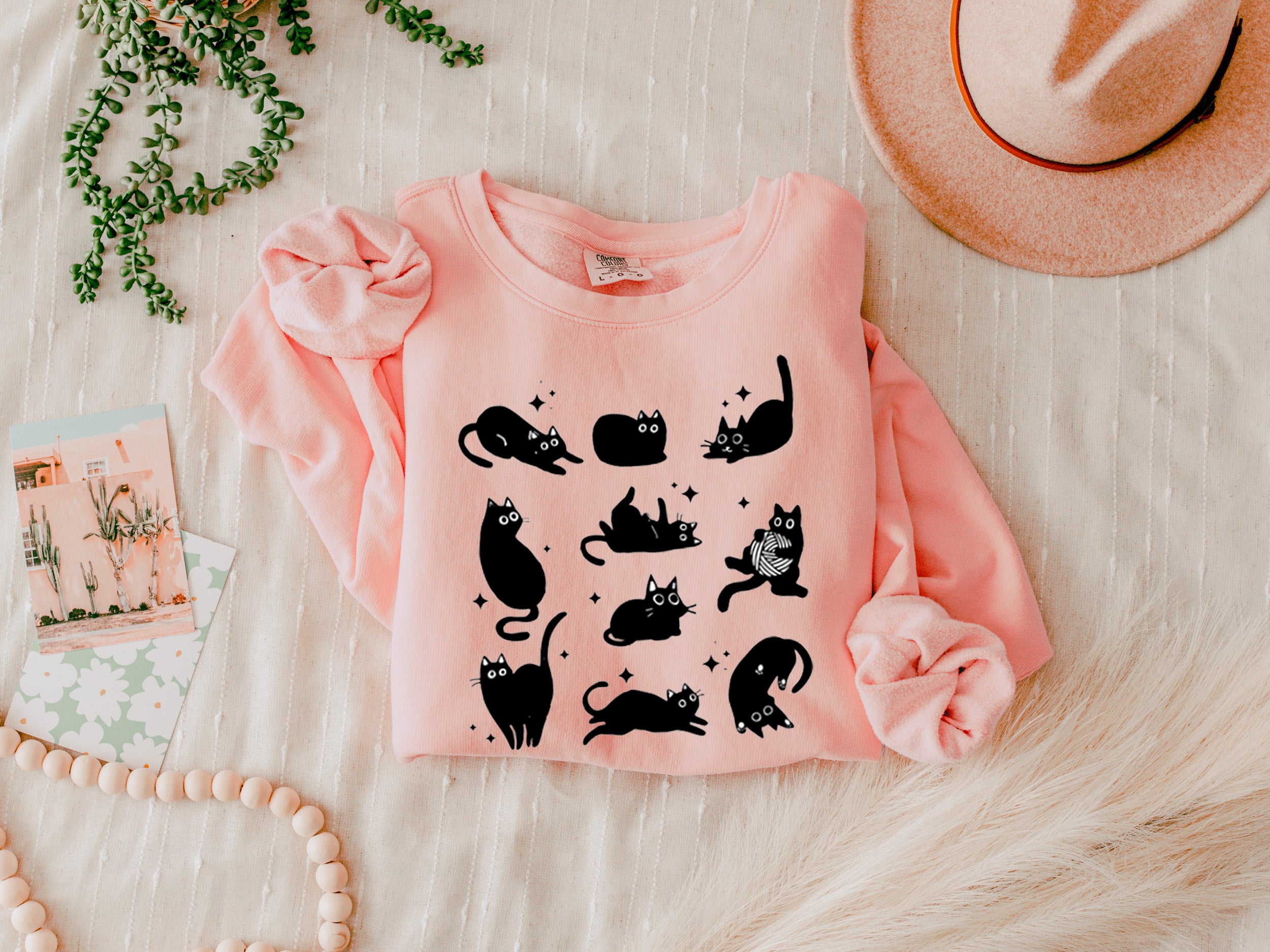 Cat mom Cat Lover Pet Fur mom Fall Garment Dyed Comfort Colors Sweatshirt