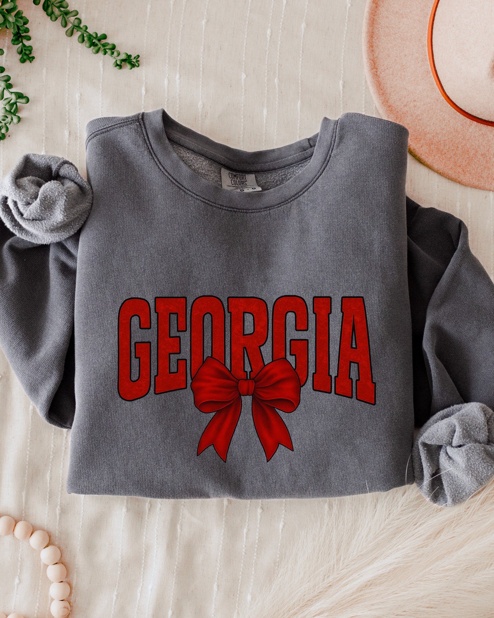 Georgia State College Sweatshirt – USA City Comfort Colors Garment Dyed Crewneck