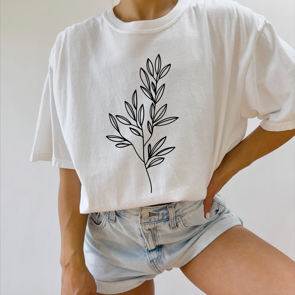 Plant Tree Branch Botanical Comfort Colors T Shirt (Copy)