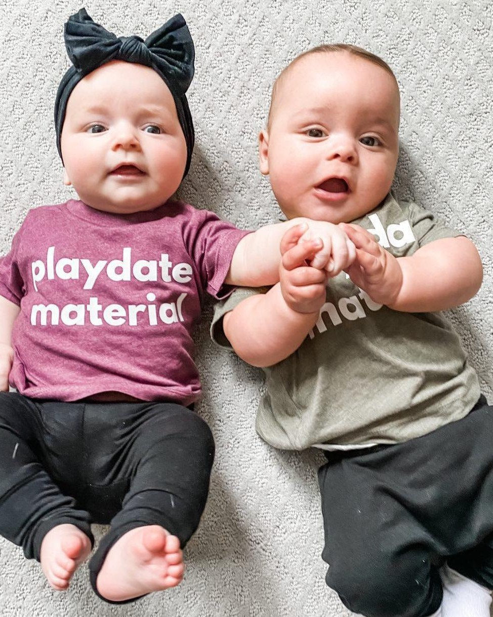 Playdate Material Baby and Toddler T-Shirt